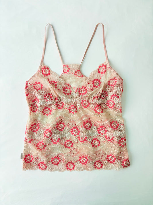 00’s Lace racerback cami | Size 12