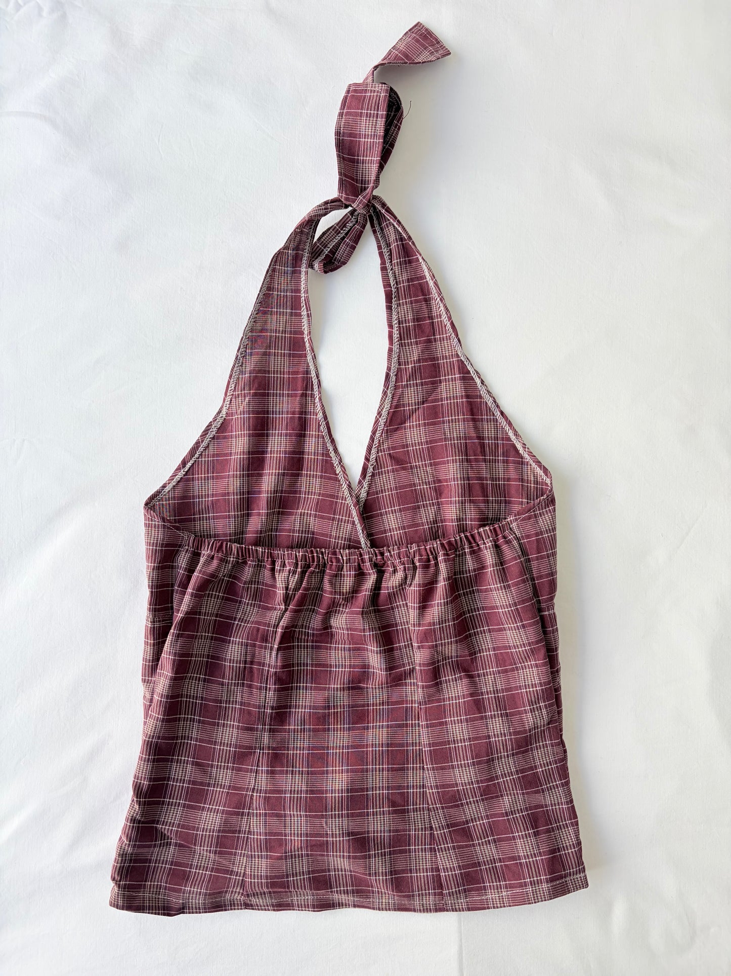 00’s Tie neck halter tank | Size 10-12