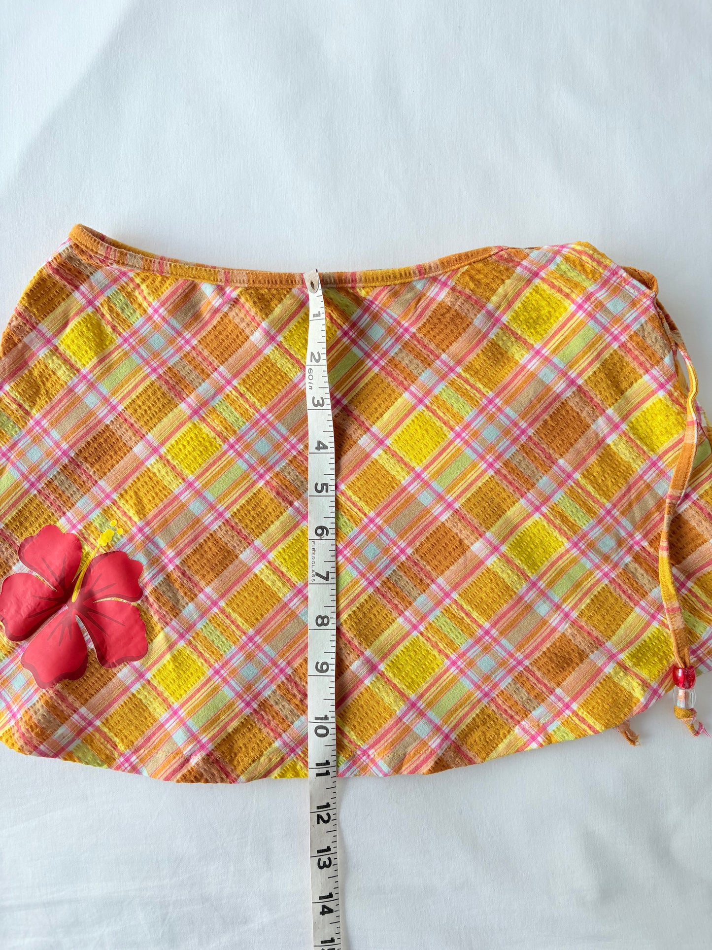 00’s Hibiscus mini skirt | Size 8