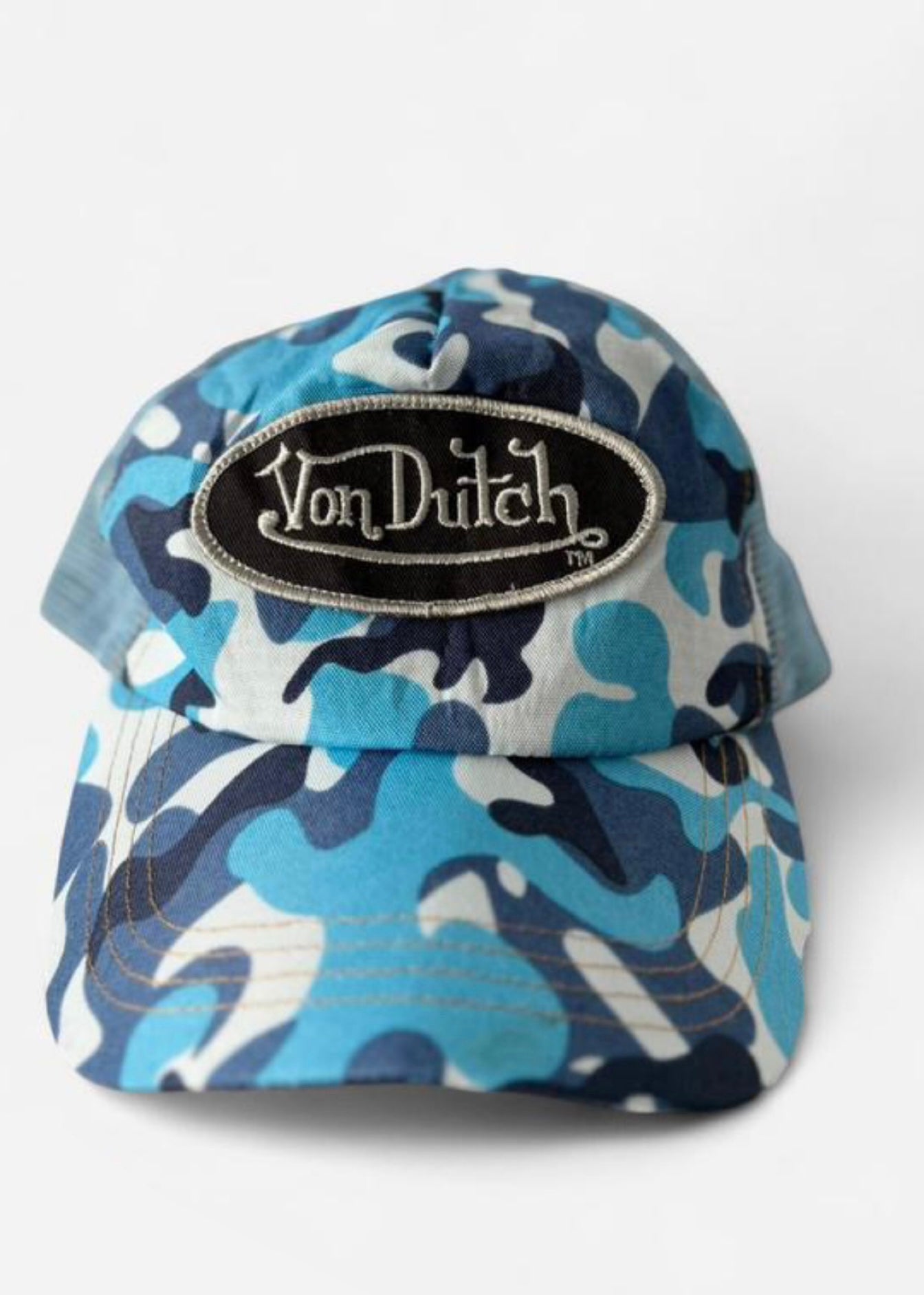 00’s Von Dutch blue camo cap