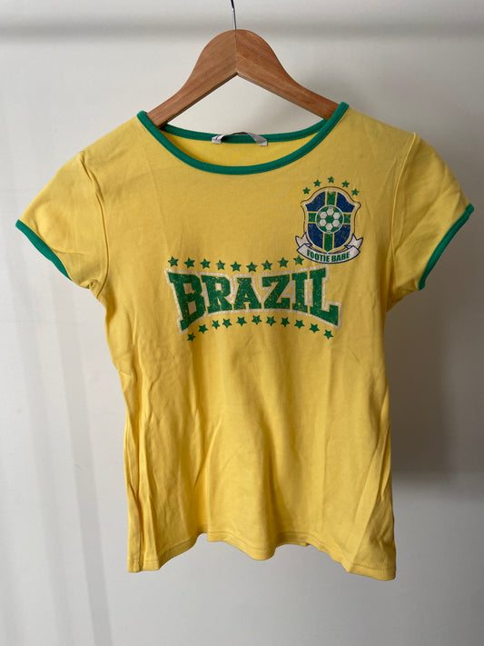 00’s Brazil baby tee | Size 8-10