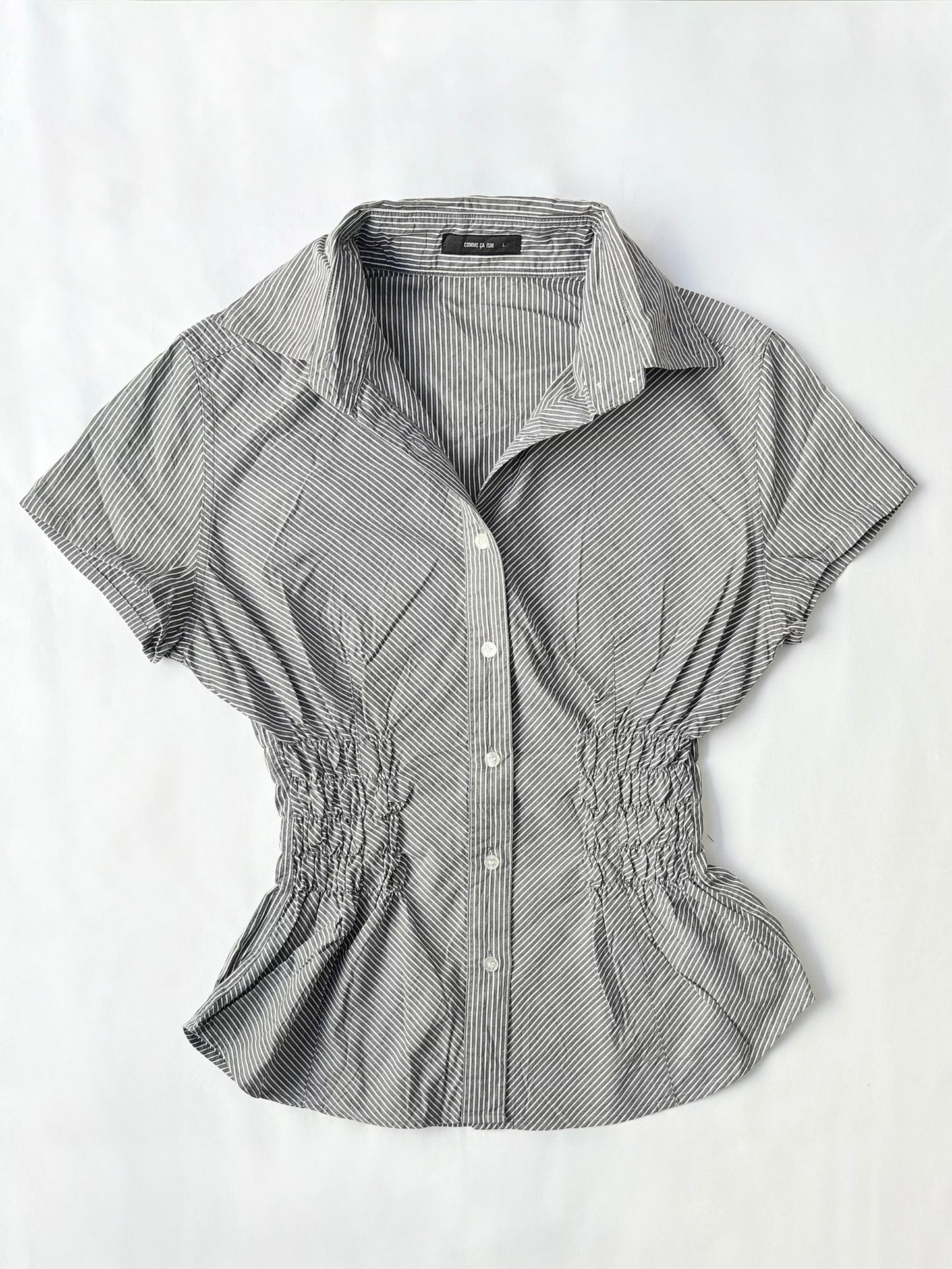 00’s Comme Ca Ism cinched shirt | Size 8
