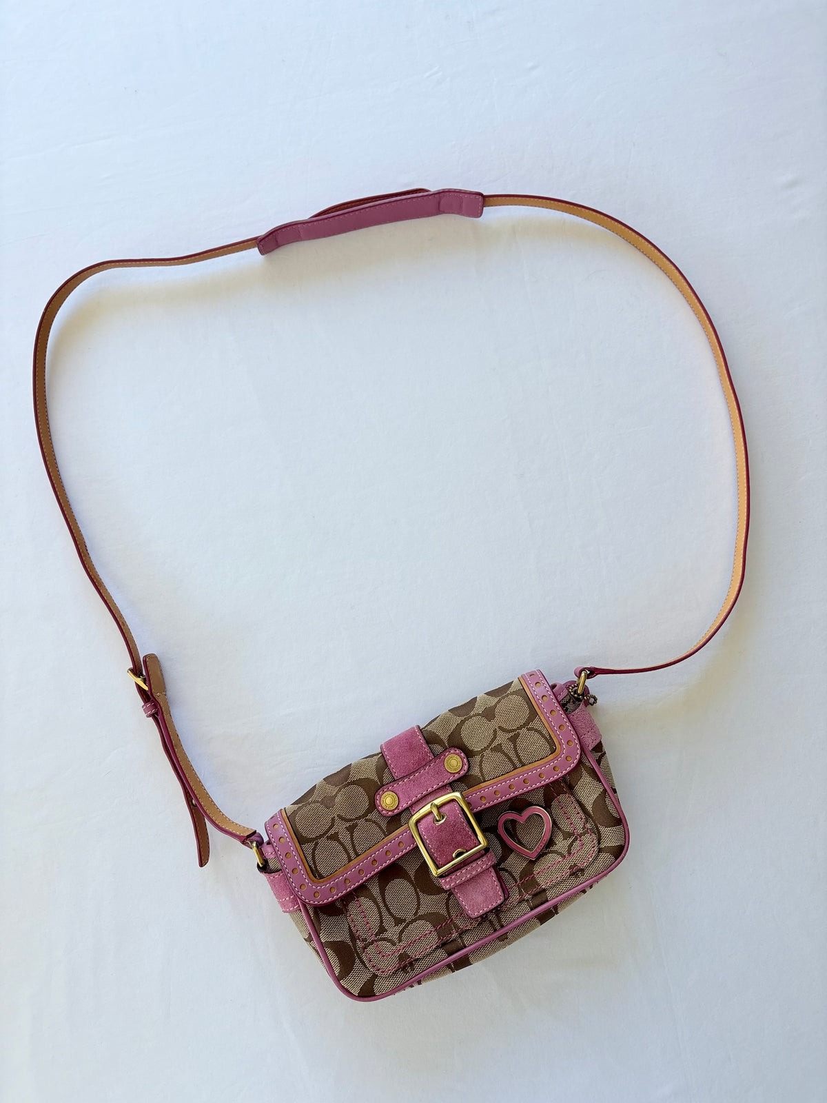 2004 Coach soho heart signature bag