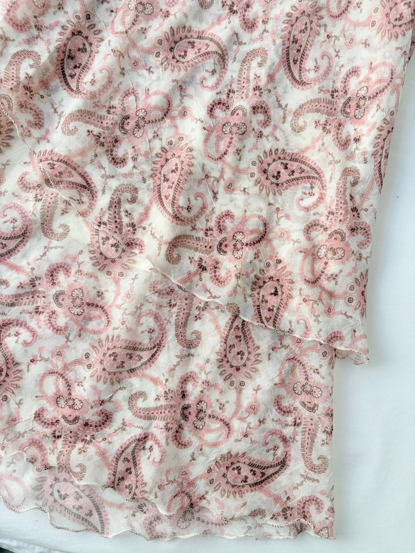 00’s I Spy pink paisley midi dress | Size 8-10