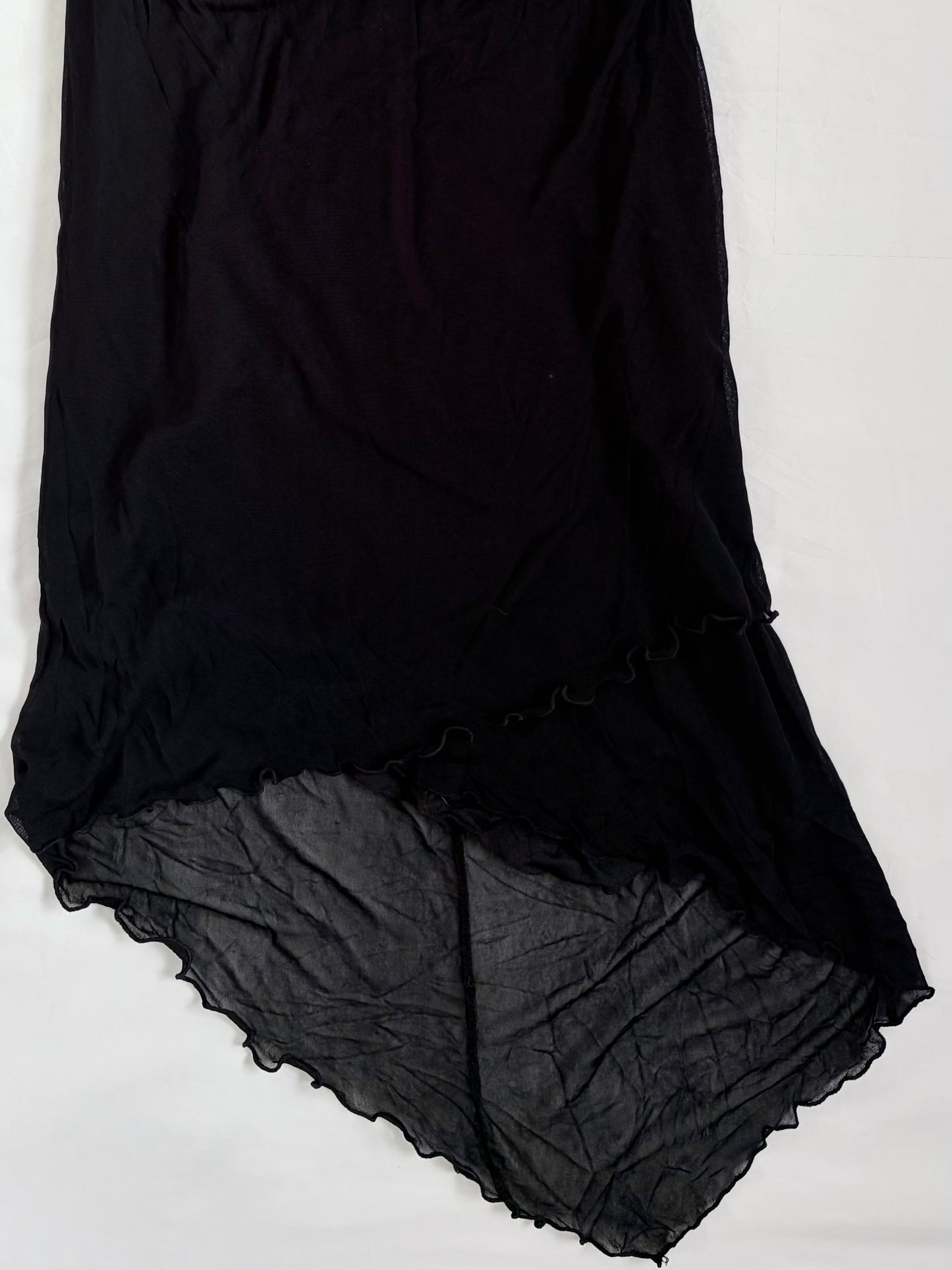 00’s Charlotte Russe asymmetrical midi dress | Size 8