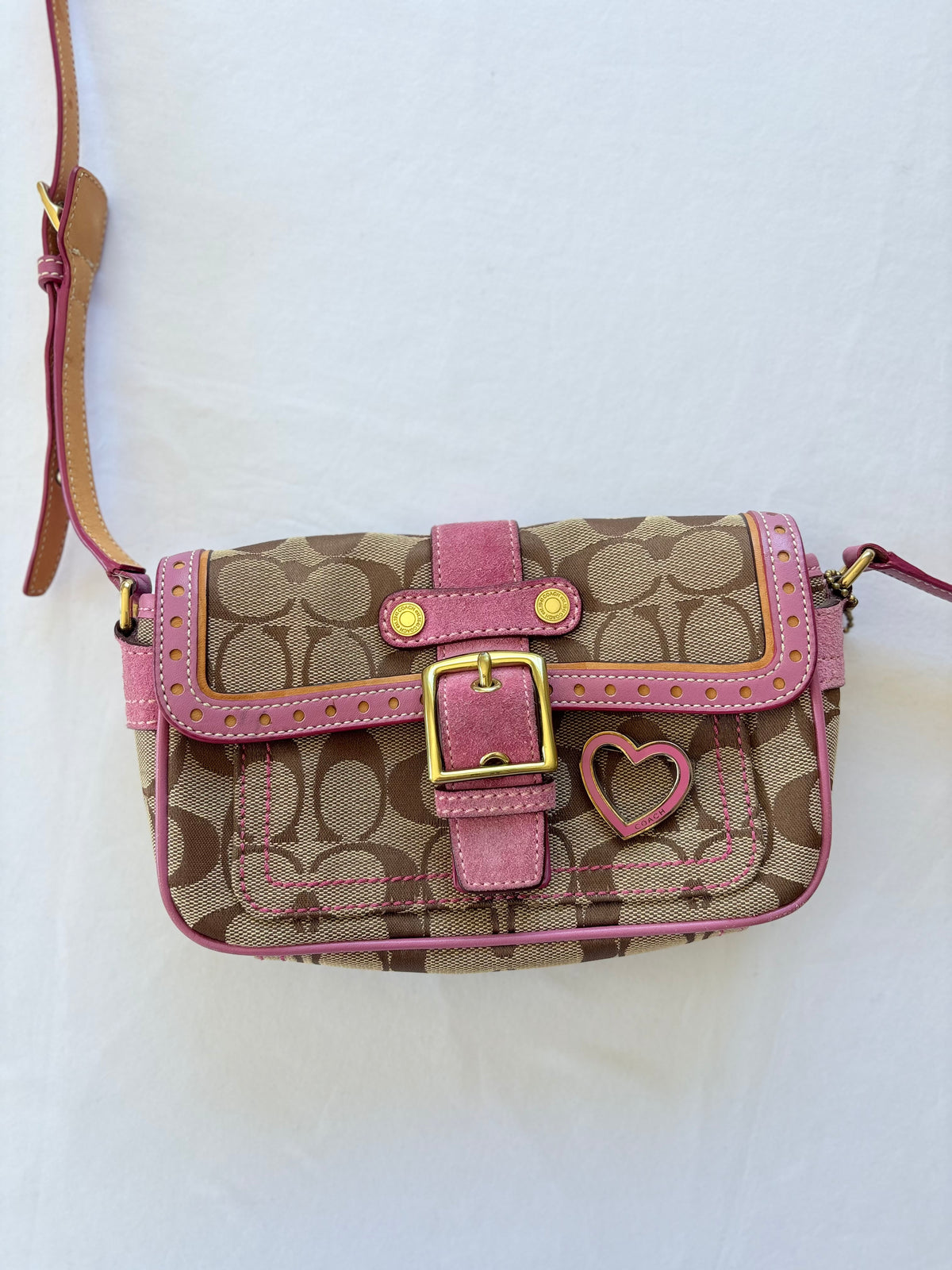 2004 Coach soho heart signature bag