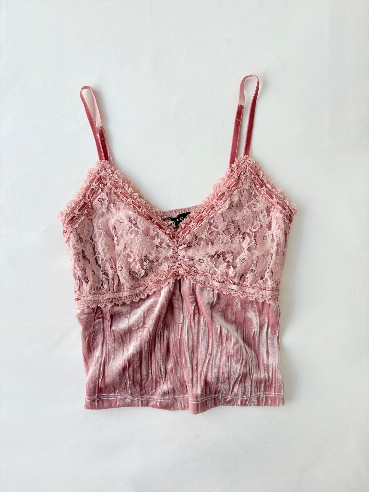 00’s Jayro pink velvet cami | Size 12