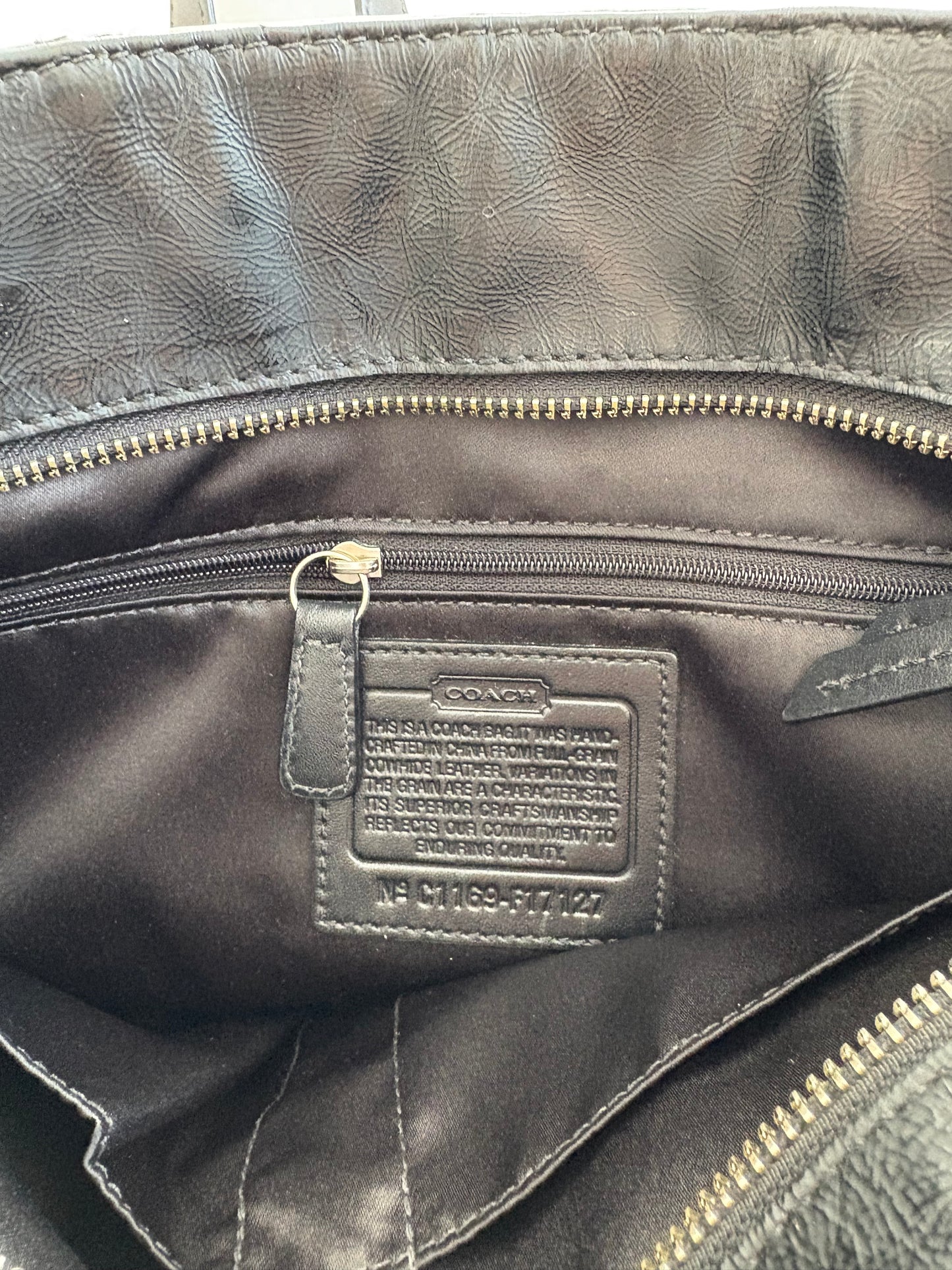 00’s Coach leather shoulder bag