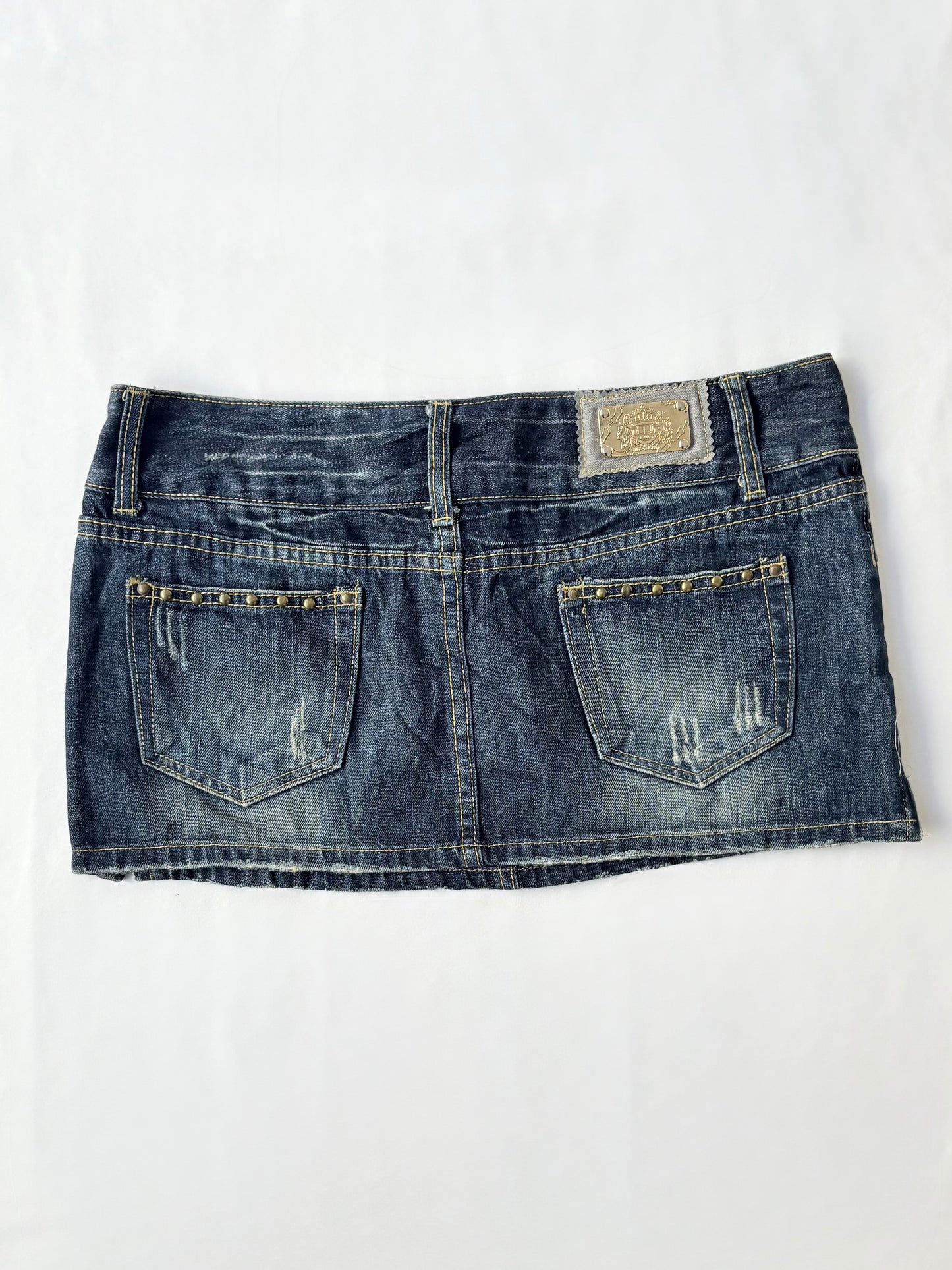 00’s WBL dark denim skirt | Size 12