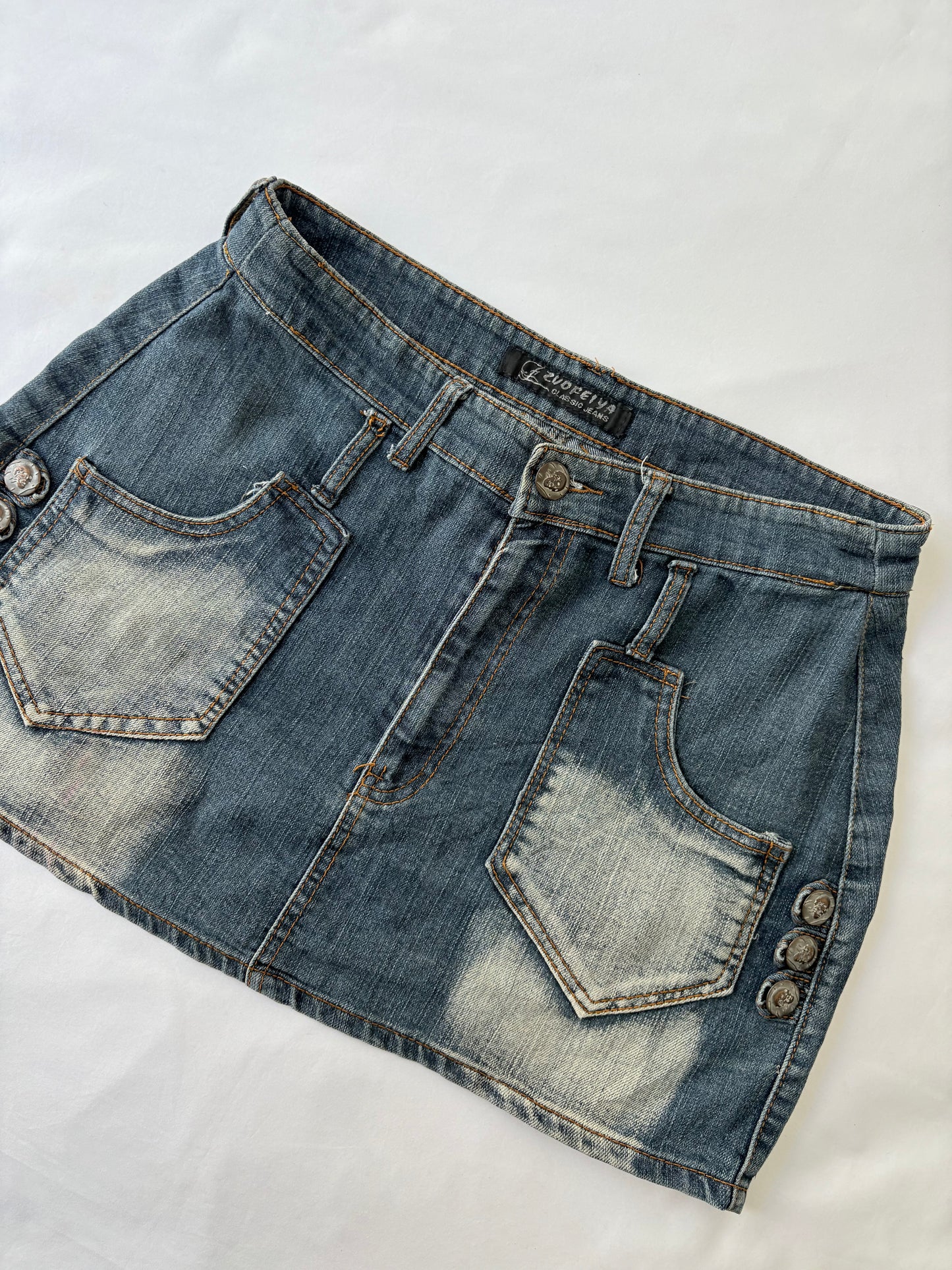 00’s Zuo denim mini skirt | Size 12