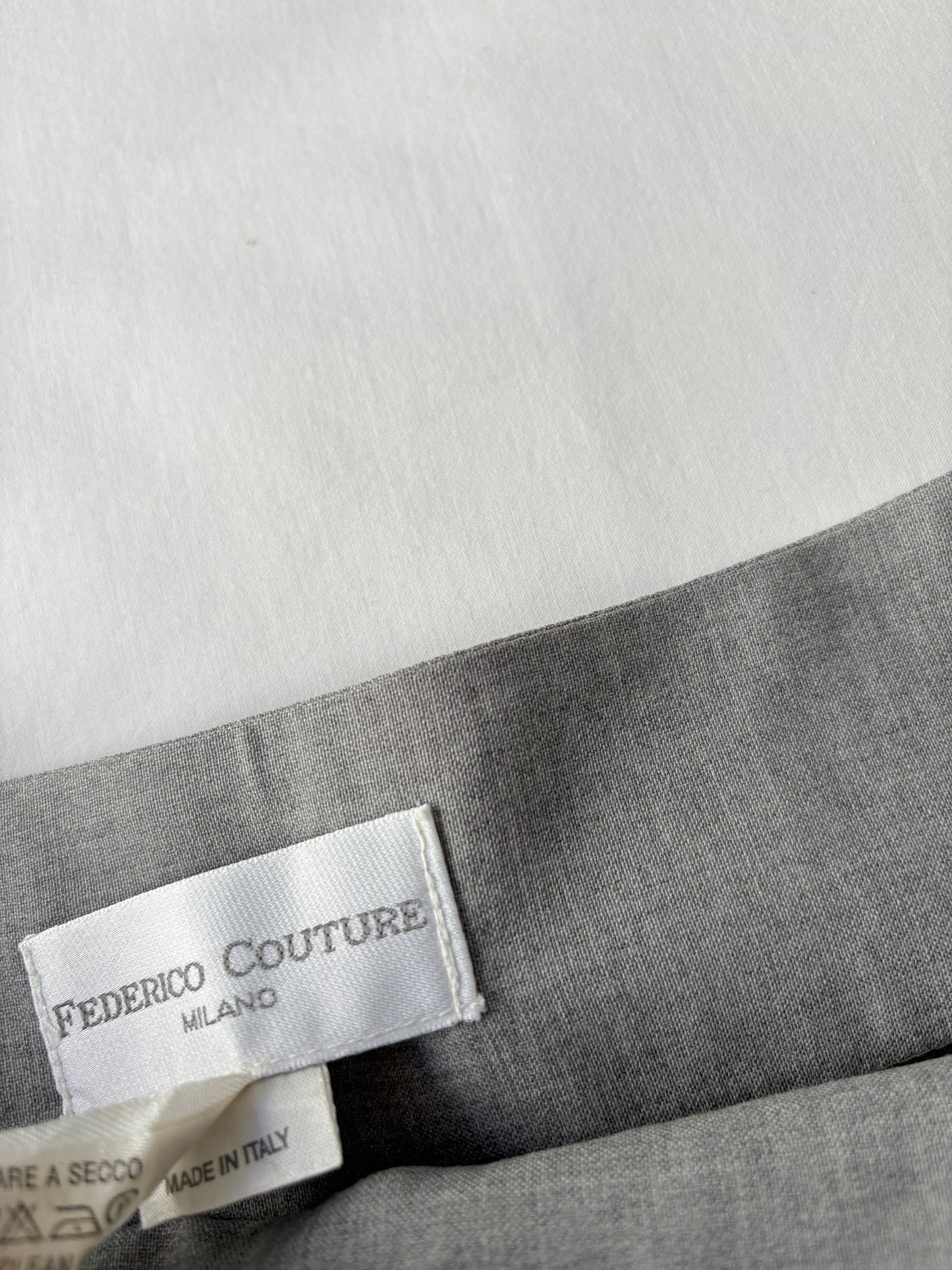 00’s Italian grey micro skirt | Size 6