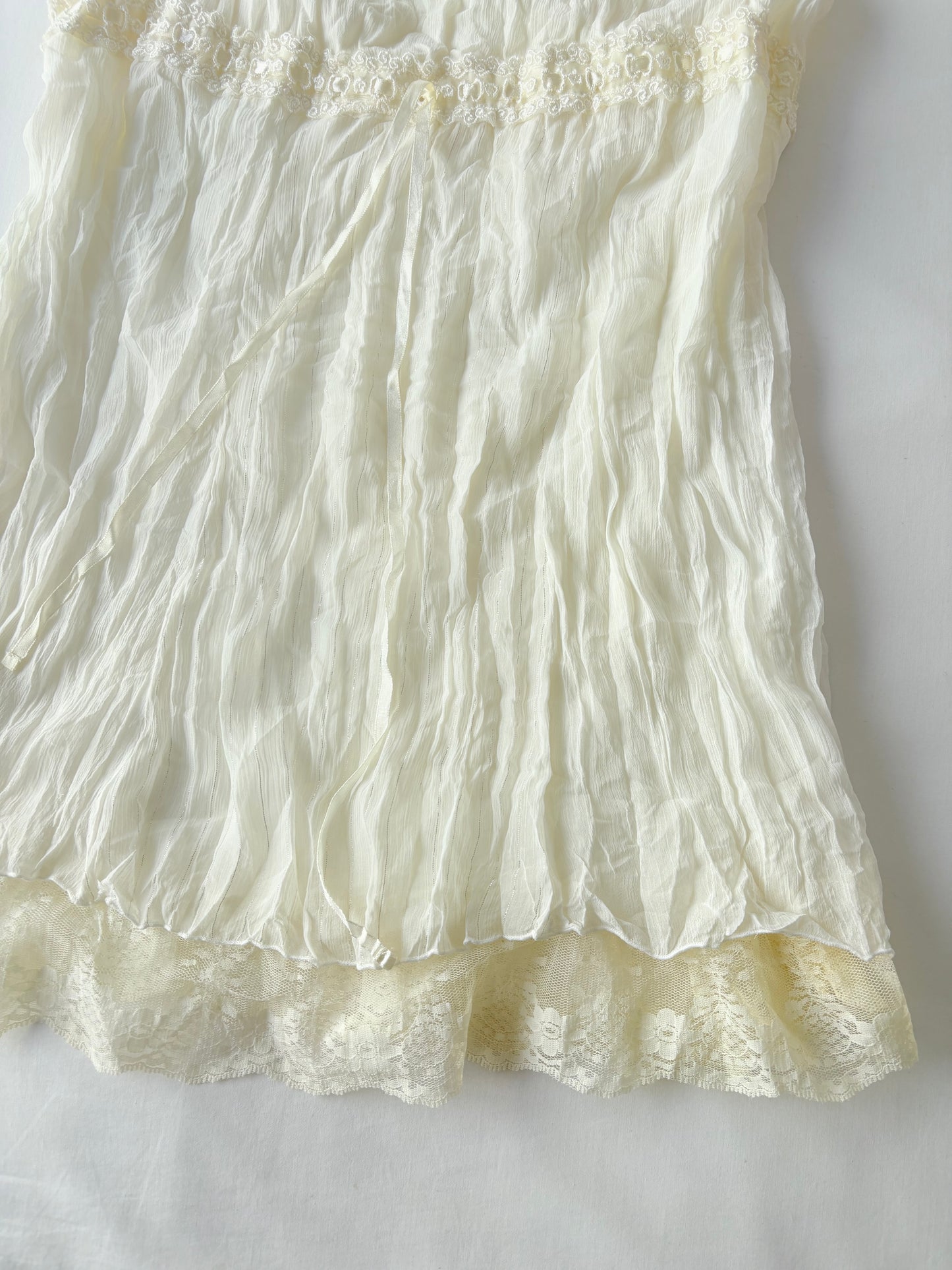 00’s Cream lace cami | Size 12
