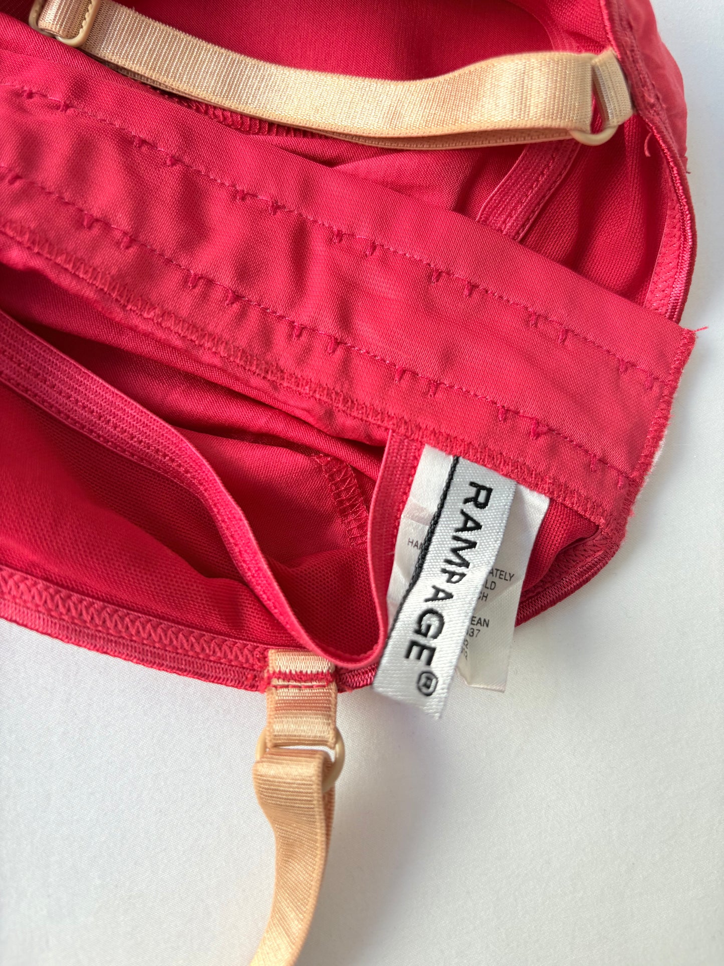00’s Rampage red corset | Size 6-8B