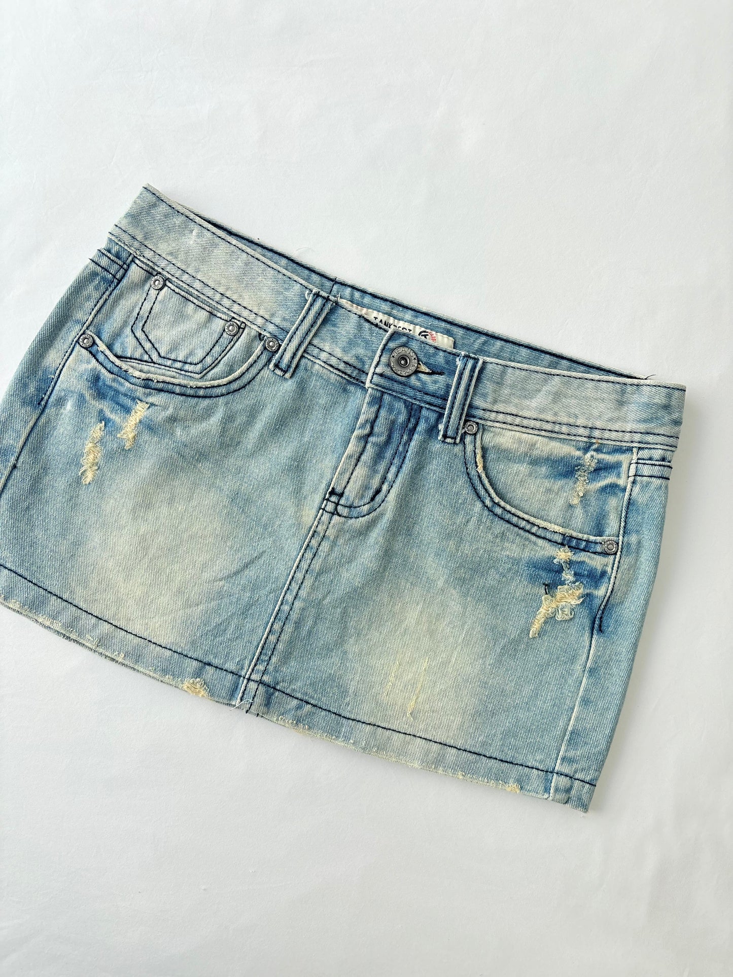 00’s Star denim mini skirt | Size 10