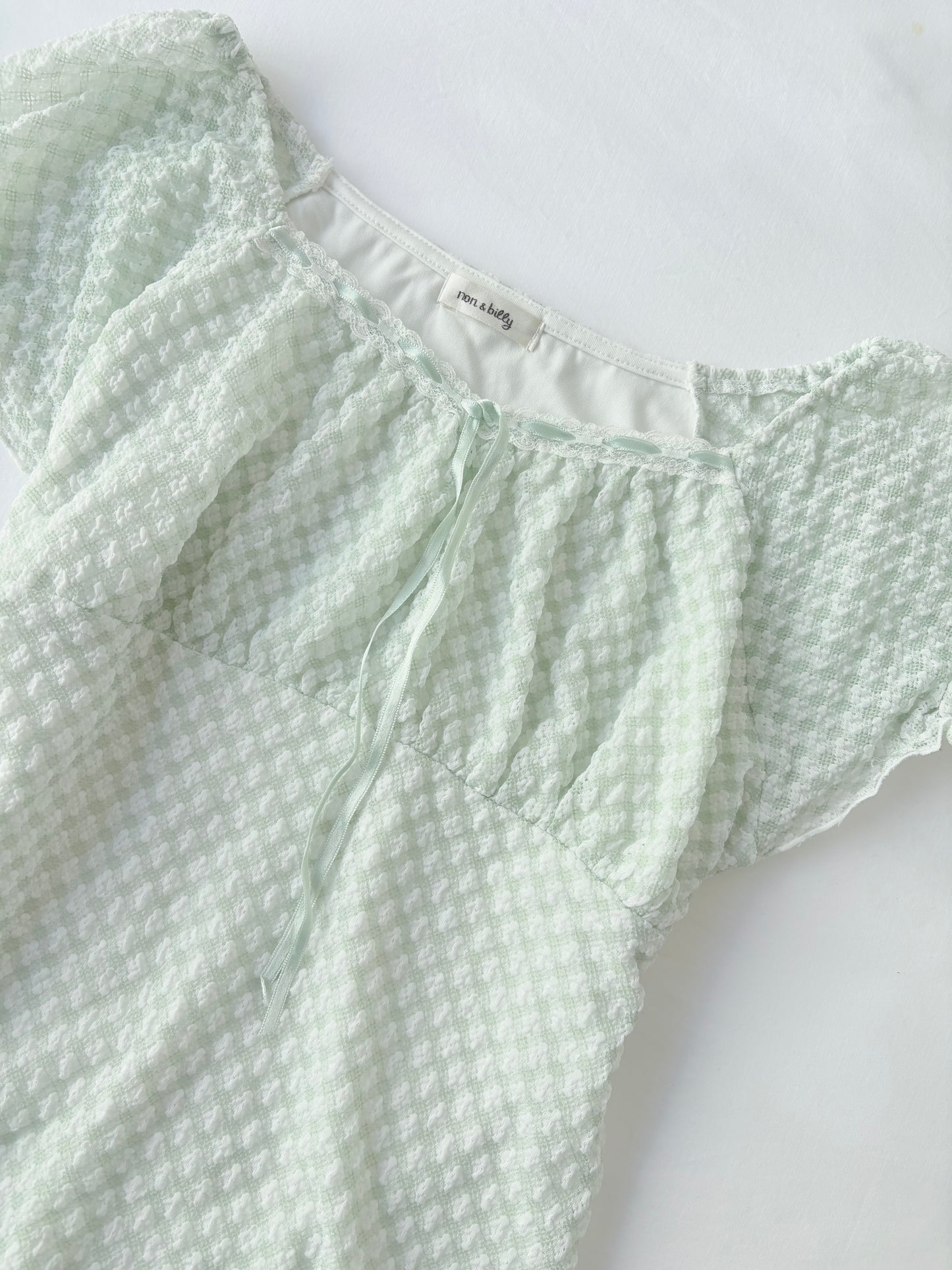 00’s Non & Billy milkmaid top | Size large