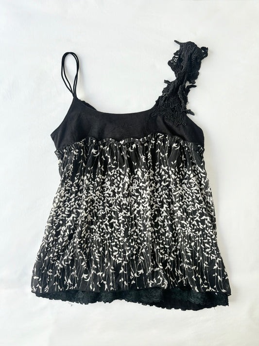 00’s Babydoll floral top | Size 12