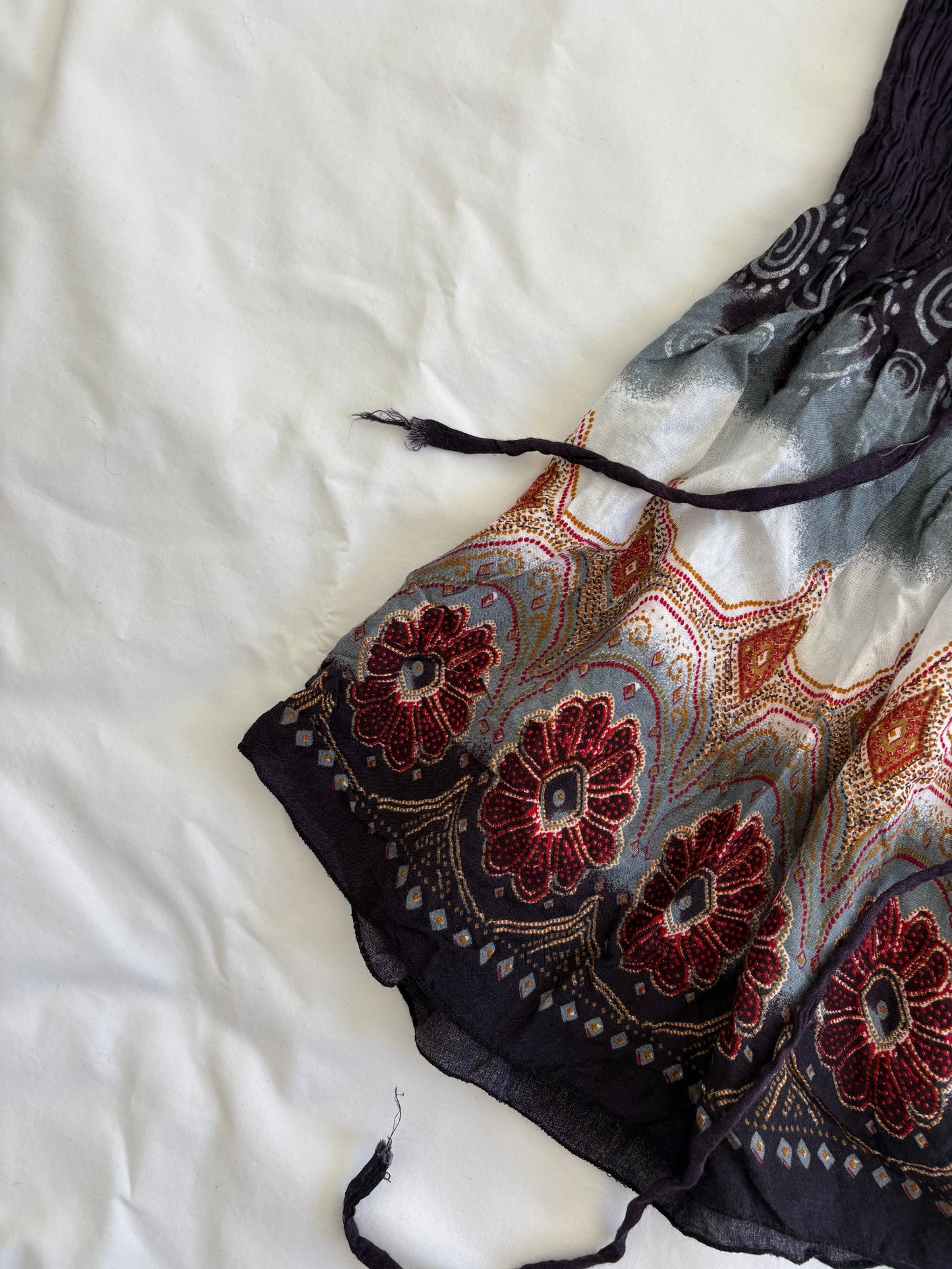 00’s Boho bandeau top | Size 10-12