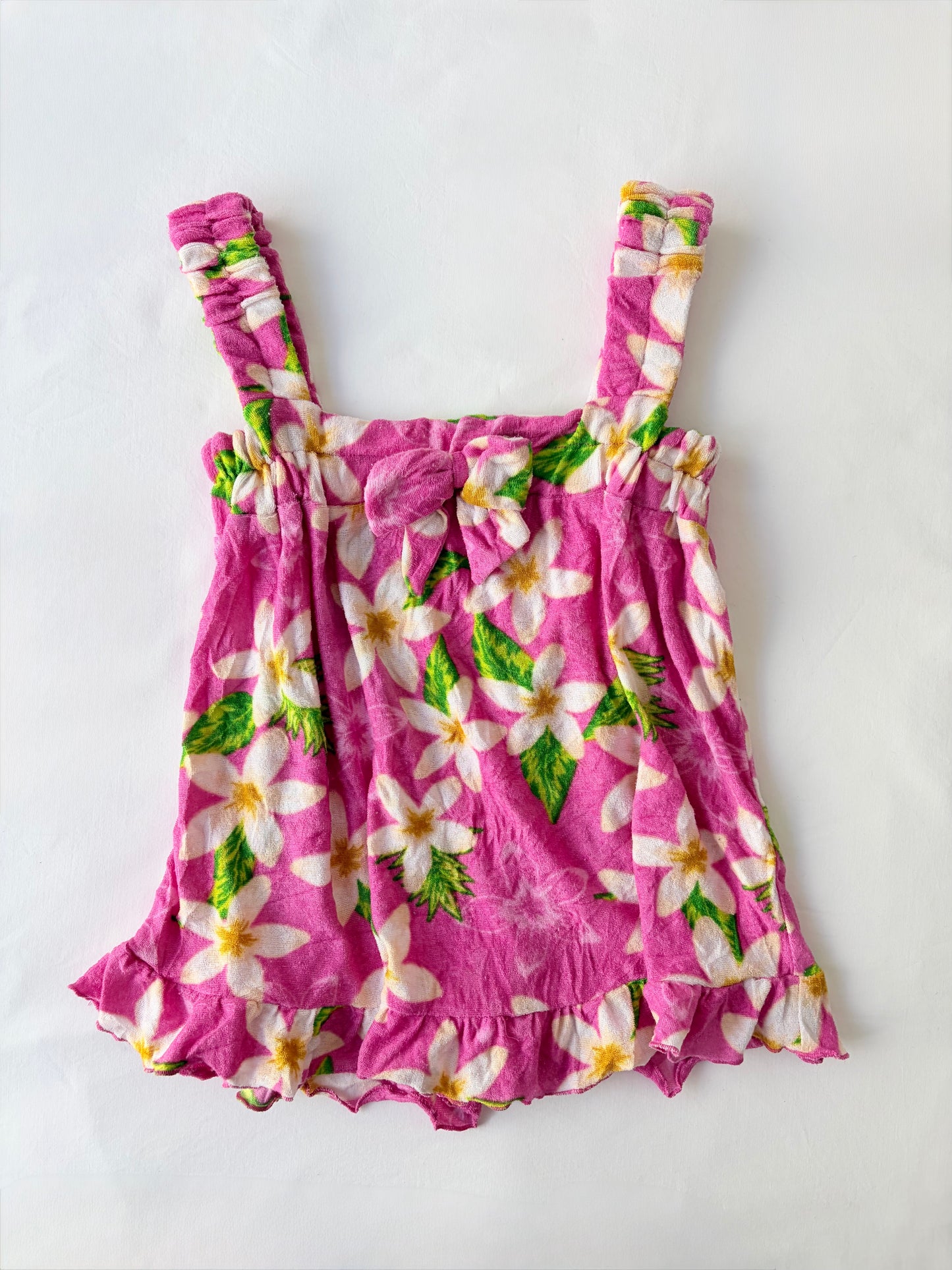 00’s Towelling babydoll top | Size medium