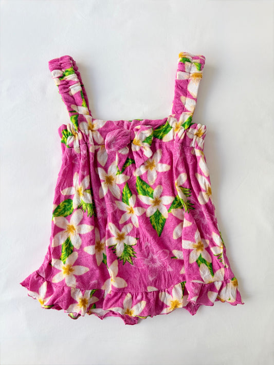 00’s Towelling babydoll top | Size medium