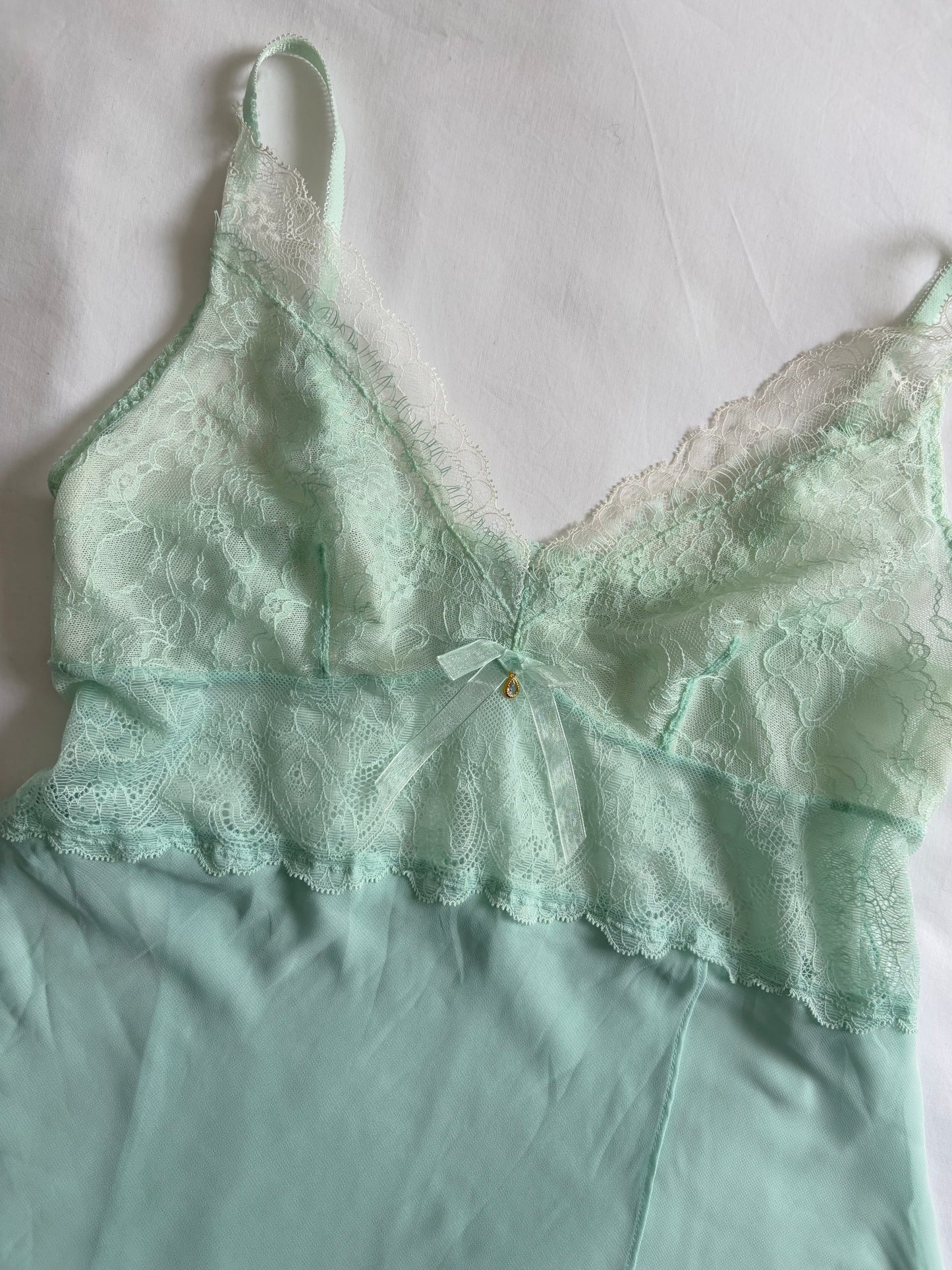 00’s Mint lace cami | Size 12