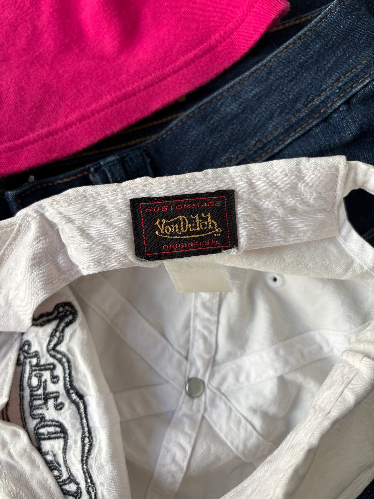 00’s Von Dutch white cap
