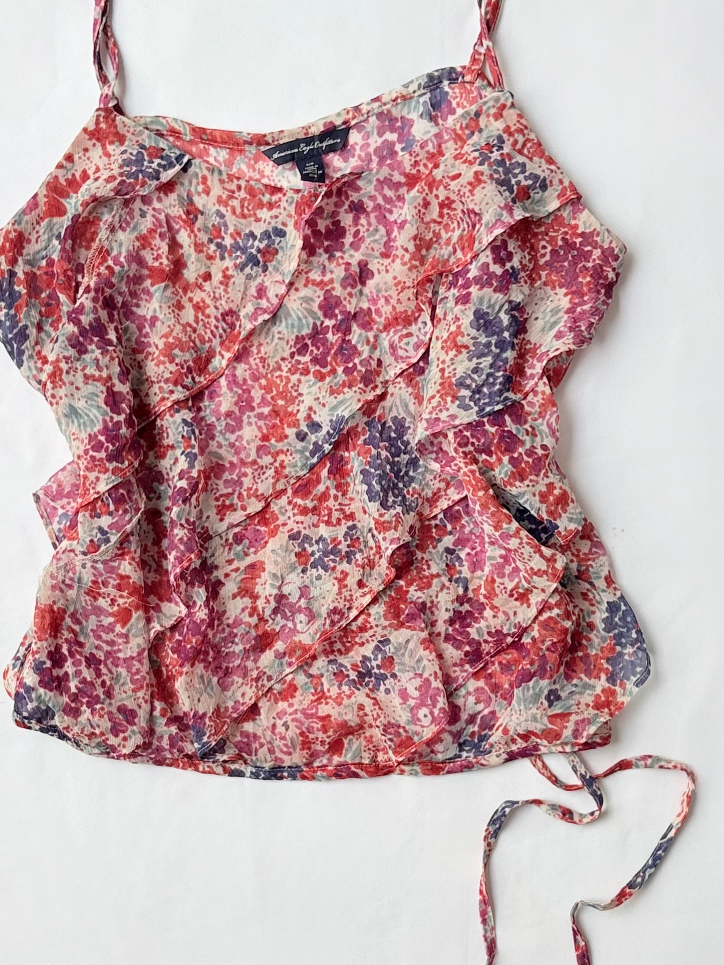 00’s American Eagle ruffle top | Size 10