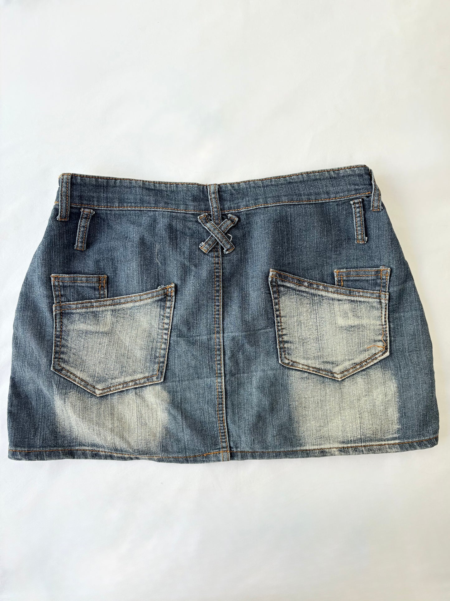 00’s Zuo denim mini skirt | Size 12