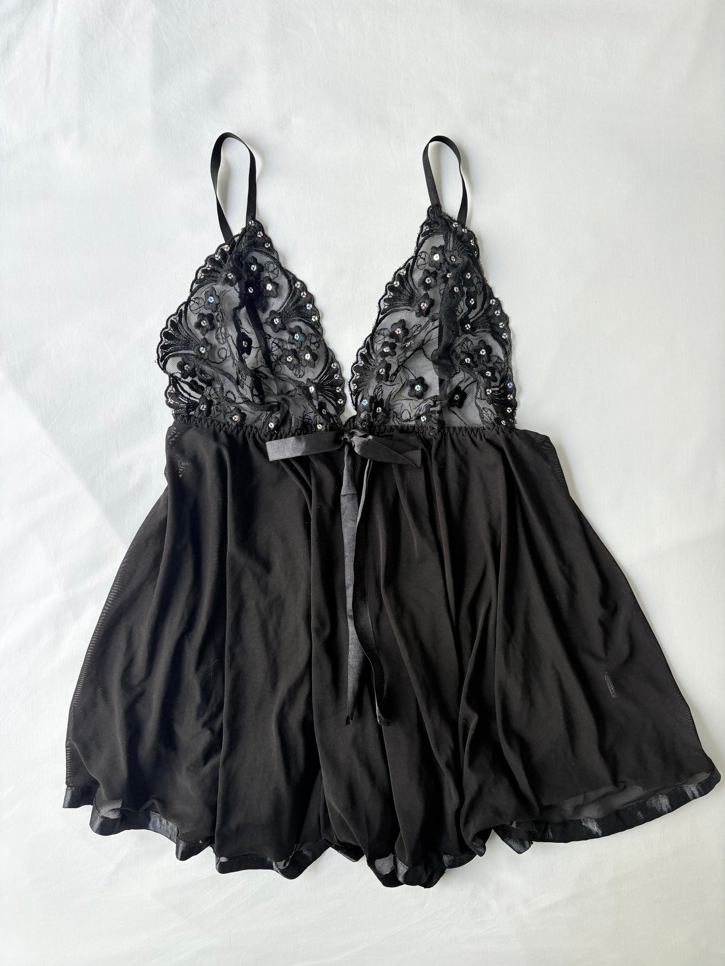 00’s Sequin lace cami | Size 14-16