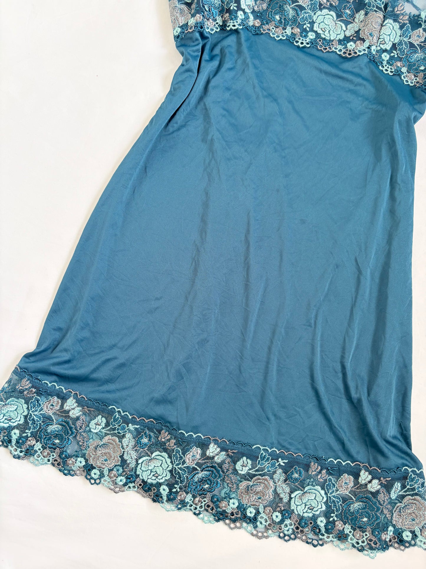 00’s Japanese teal mini dress | Size medium