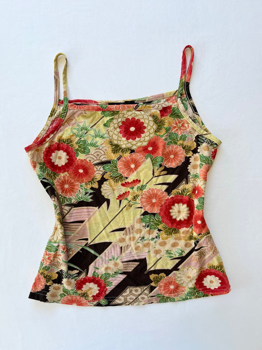 00’s Japanese graphic tank | Size medium