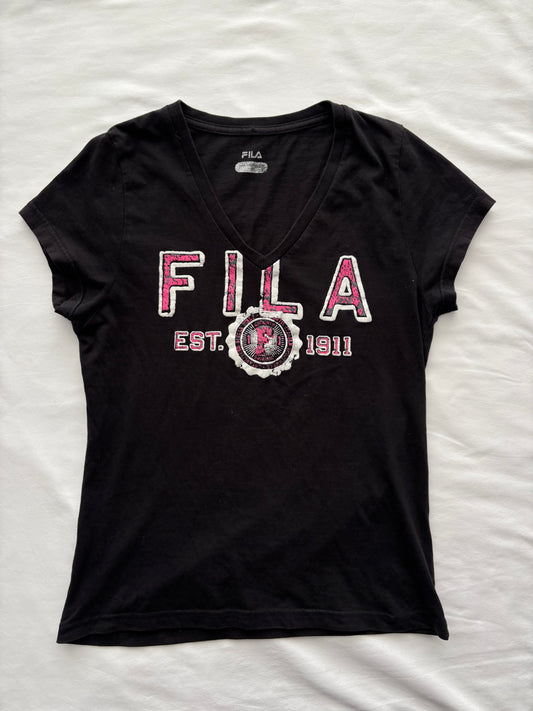 00’s Fila pink baby tee | Size medium