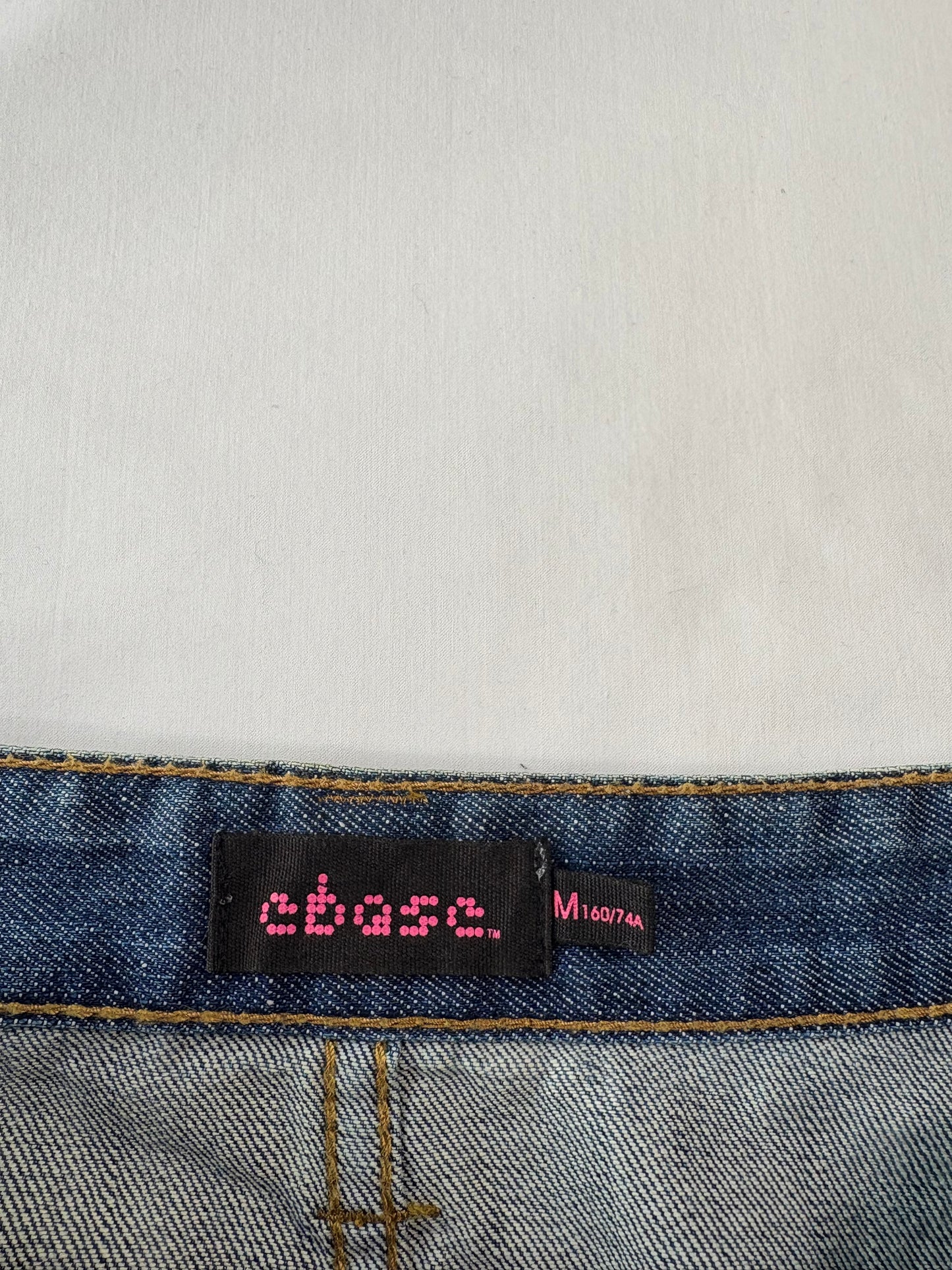 00’s Mushroom denim mini skirt | Size 10