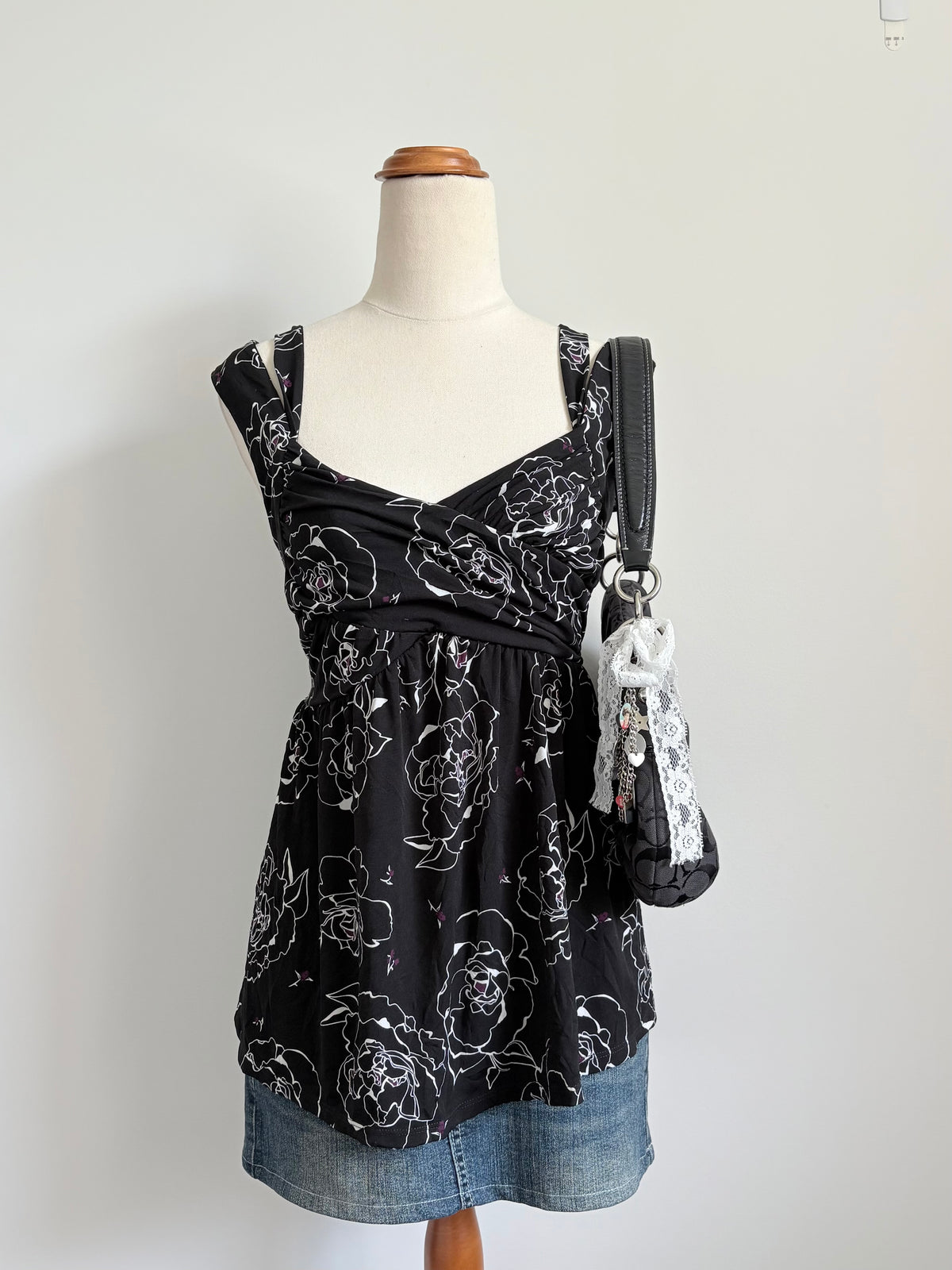 00’s Torrid babydoll floral top | Size 12-14