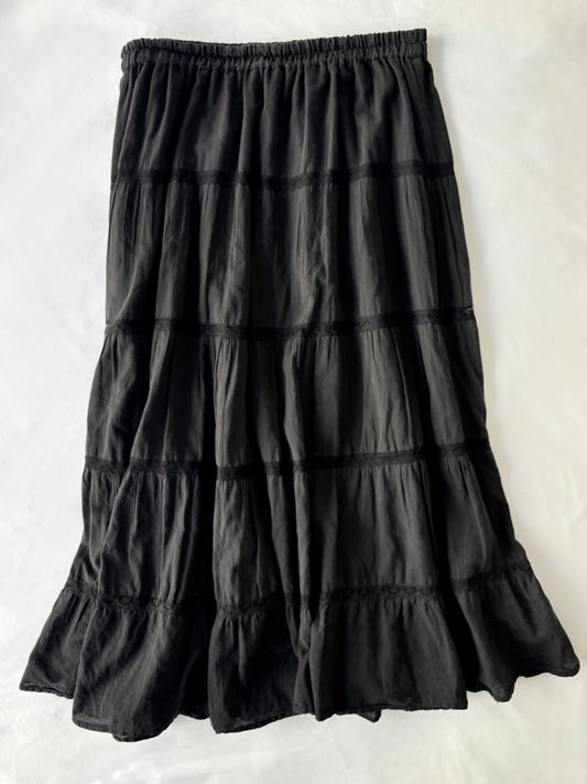 00’s Maya tiered midi skirt | Size 10-12