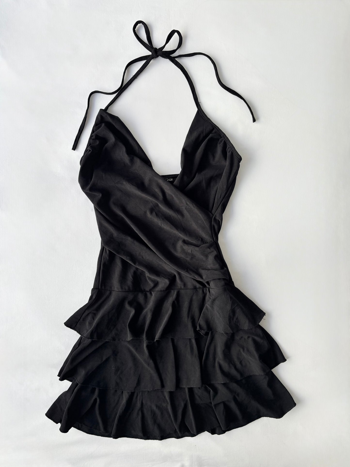 00’s Escape ruffle mini dress | Size 8