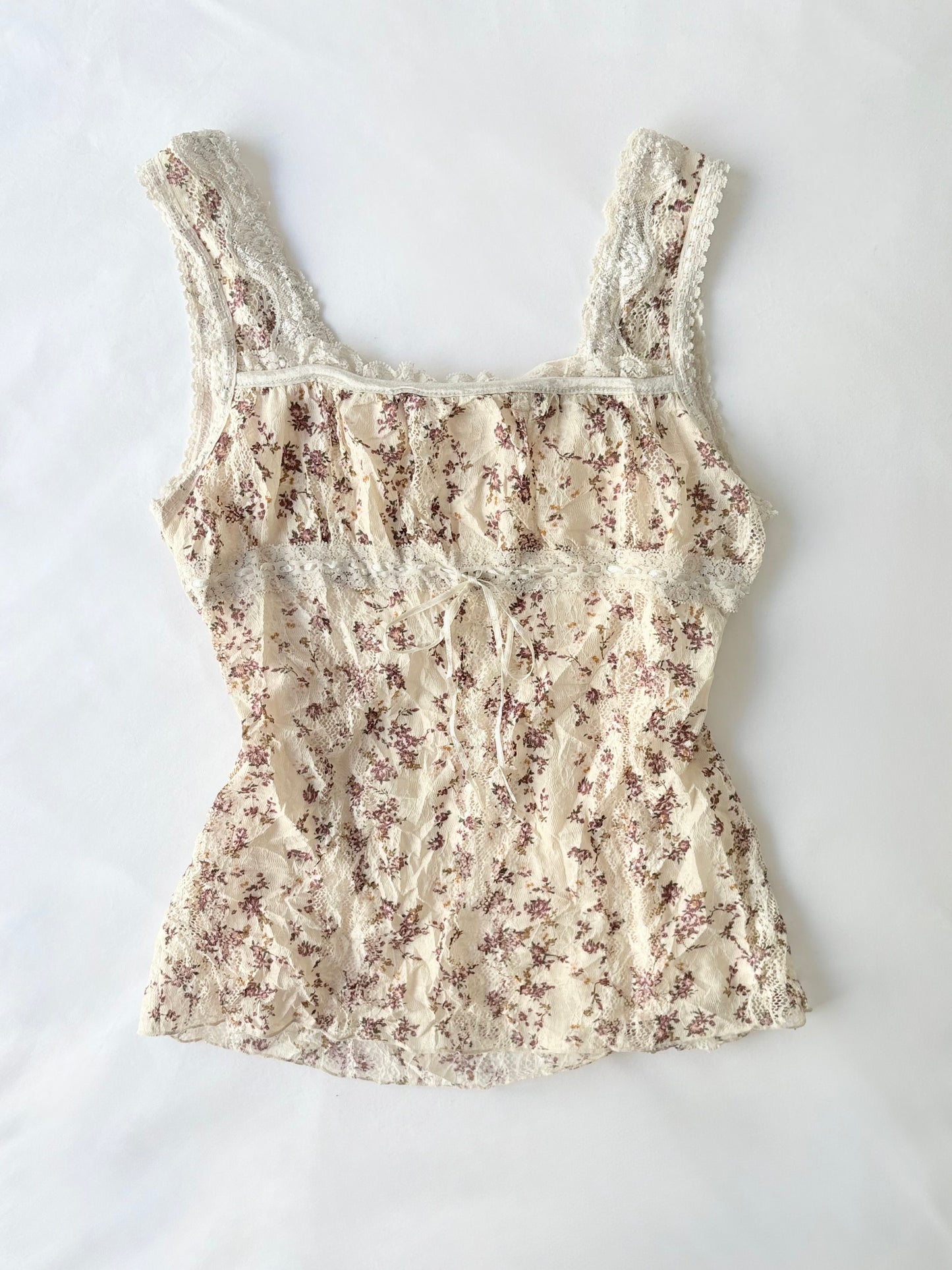 00’s Feel Relived milkmaid floral top | Size 8