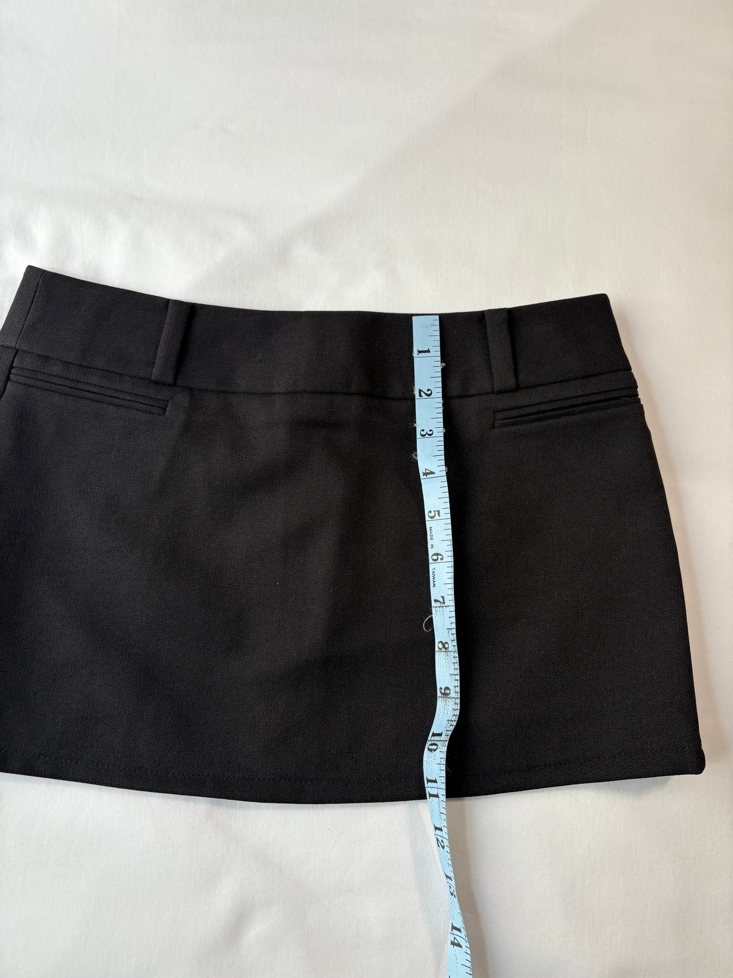 00’s Black micro mini skirt | Size 8