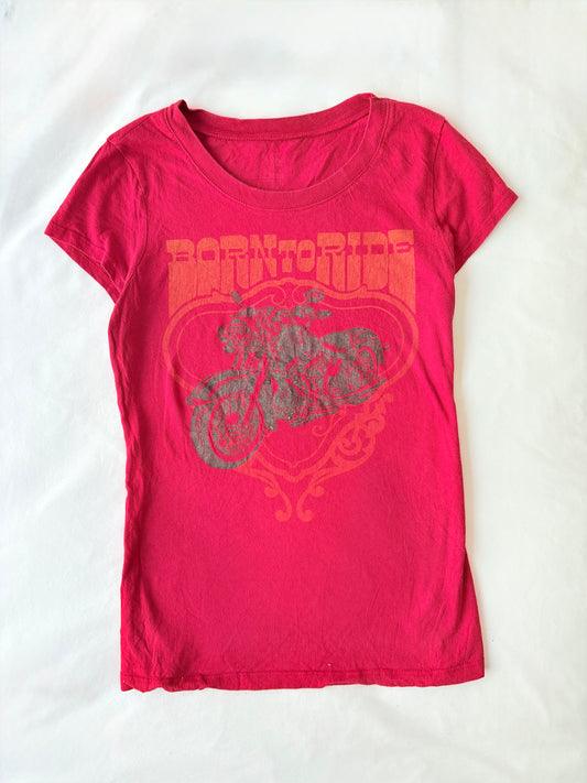 00’s Born to ride tee | Size 10-12
