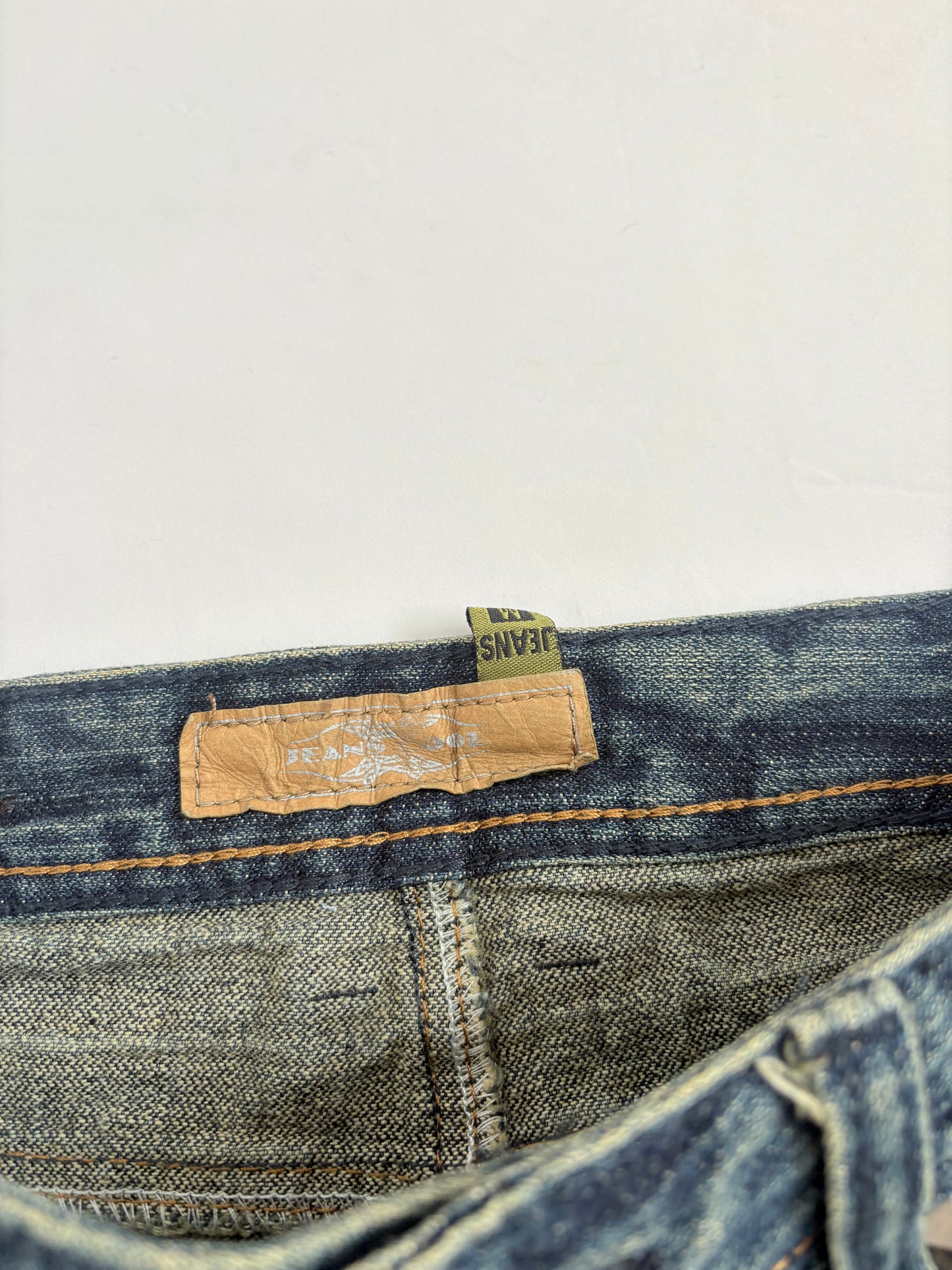 00’s Denim studded mini skirt | Size 12