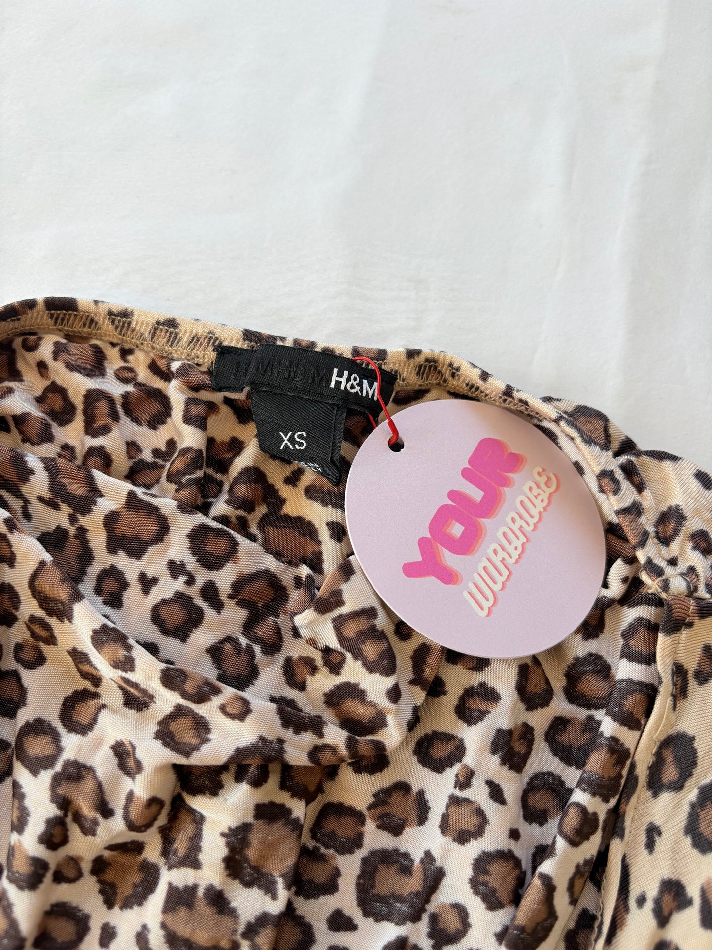 00’s Leopard halter top | Size 8