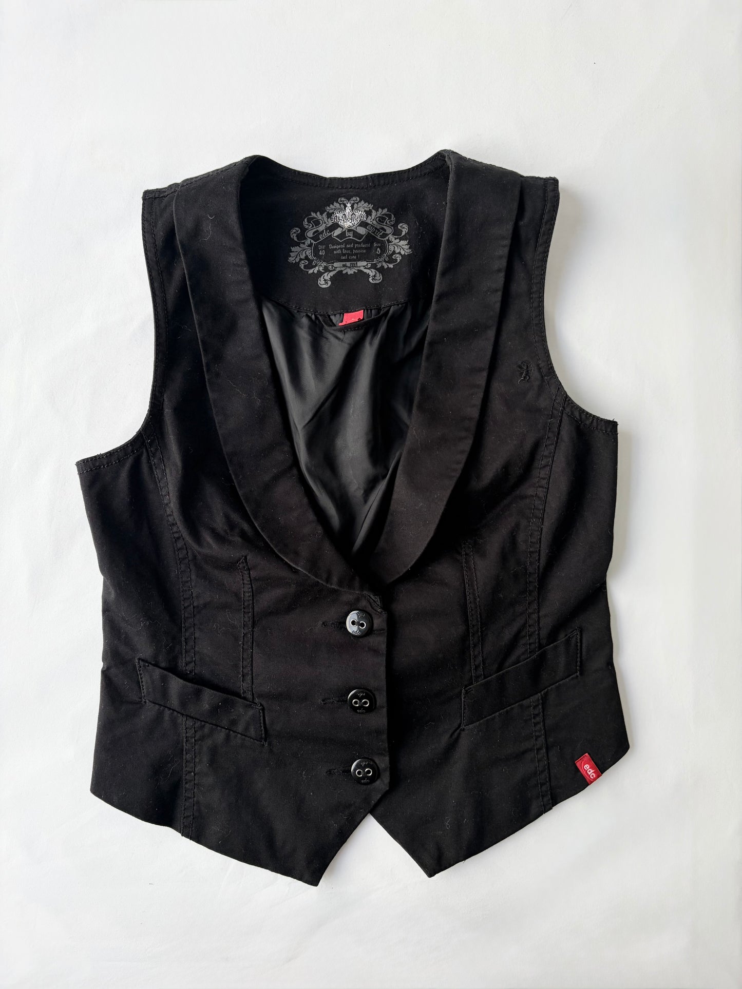 00’s EDC black vest | Size small