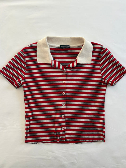 Brandy Melville polo tee | Size 8-10