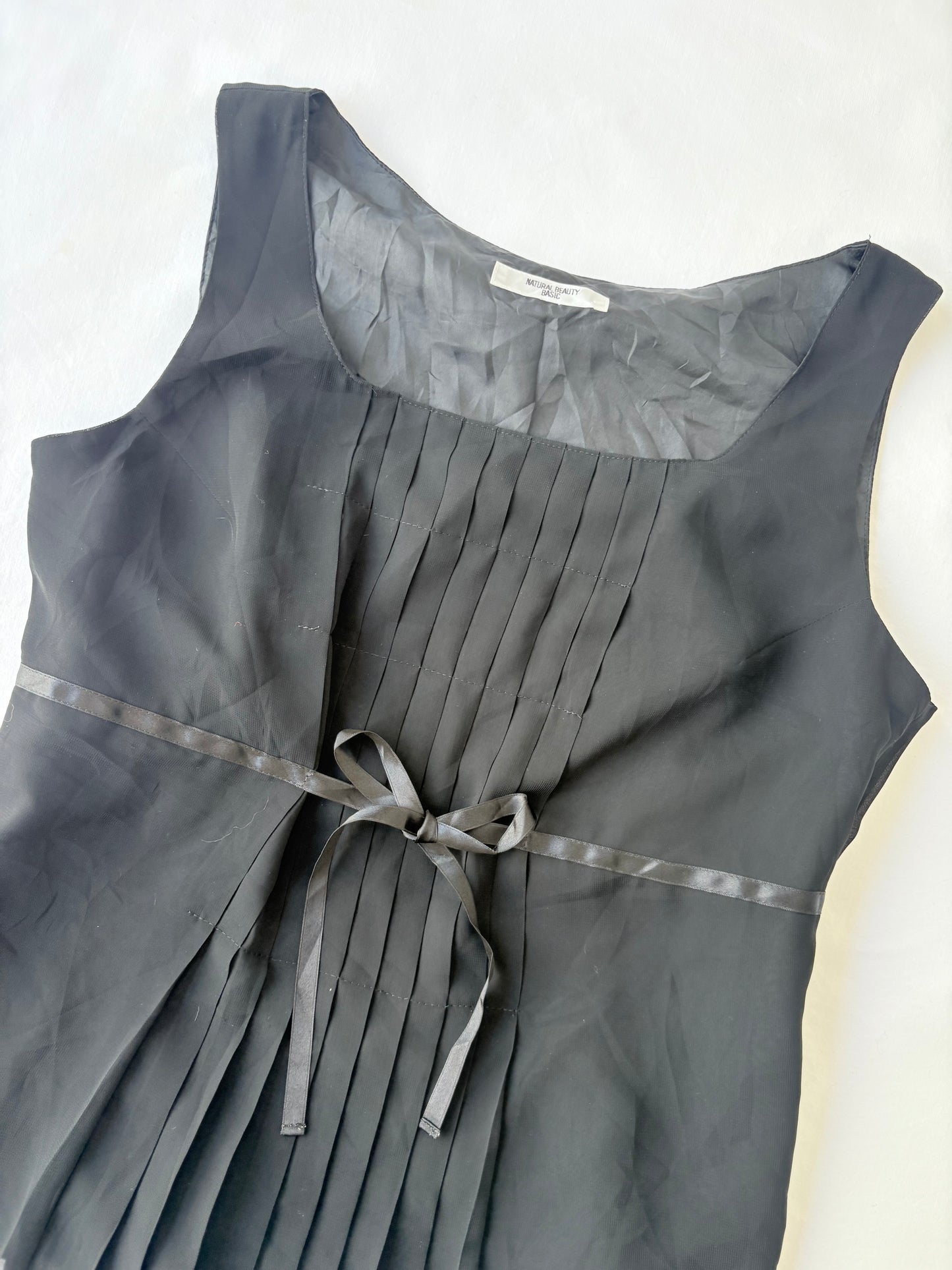 00’s Pleated ribbon top | Size 12