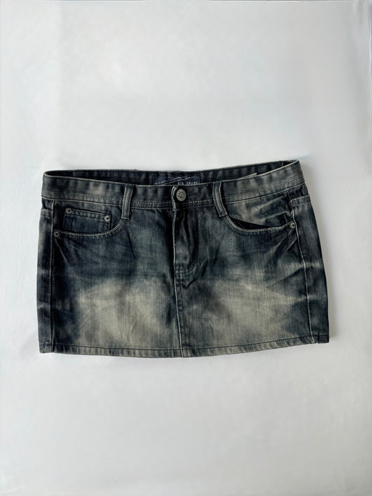 00’s Big Spade denim mini skirt | Size 12