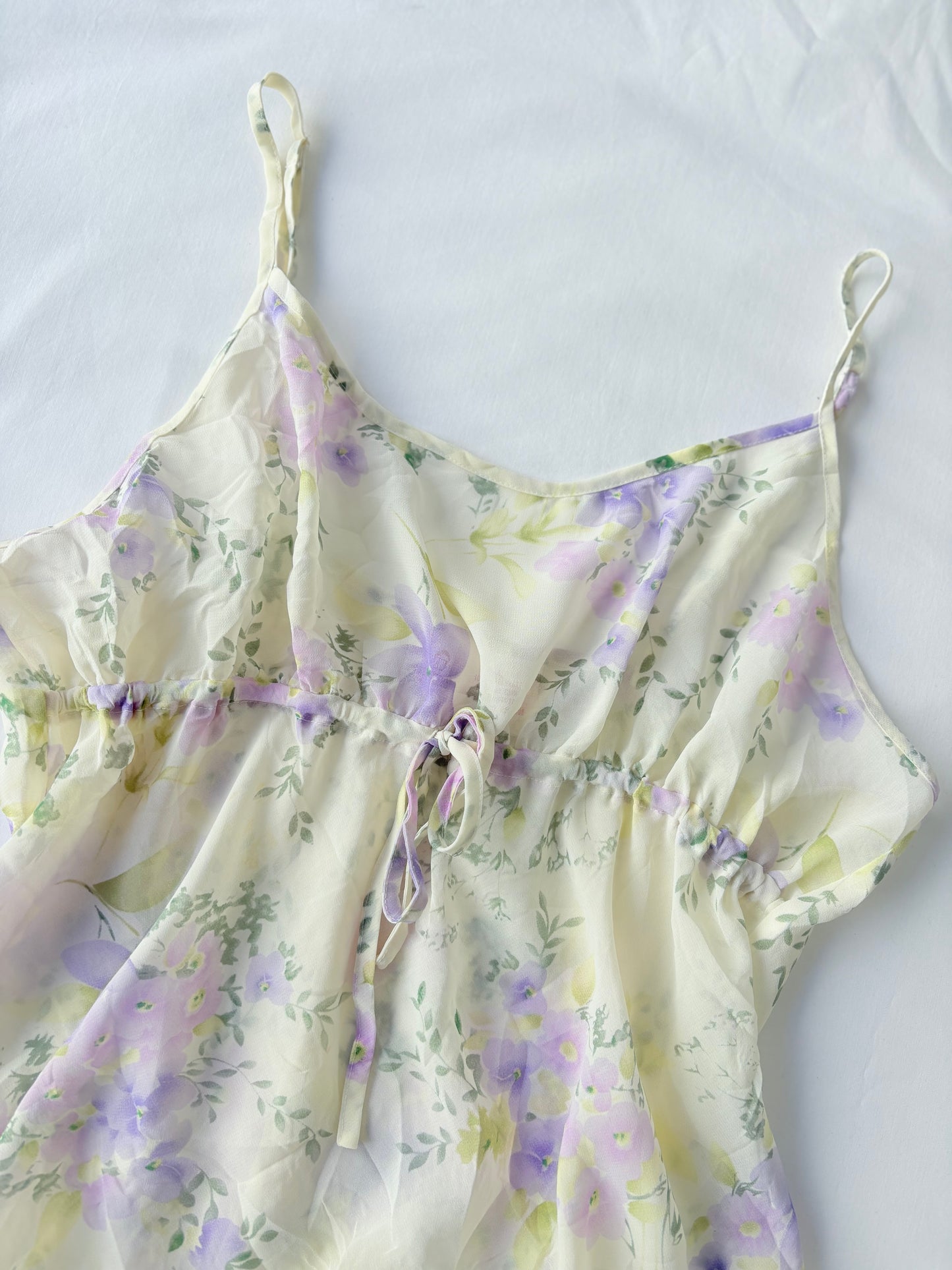 00’s Tie floral cami | Size 10-12