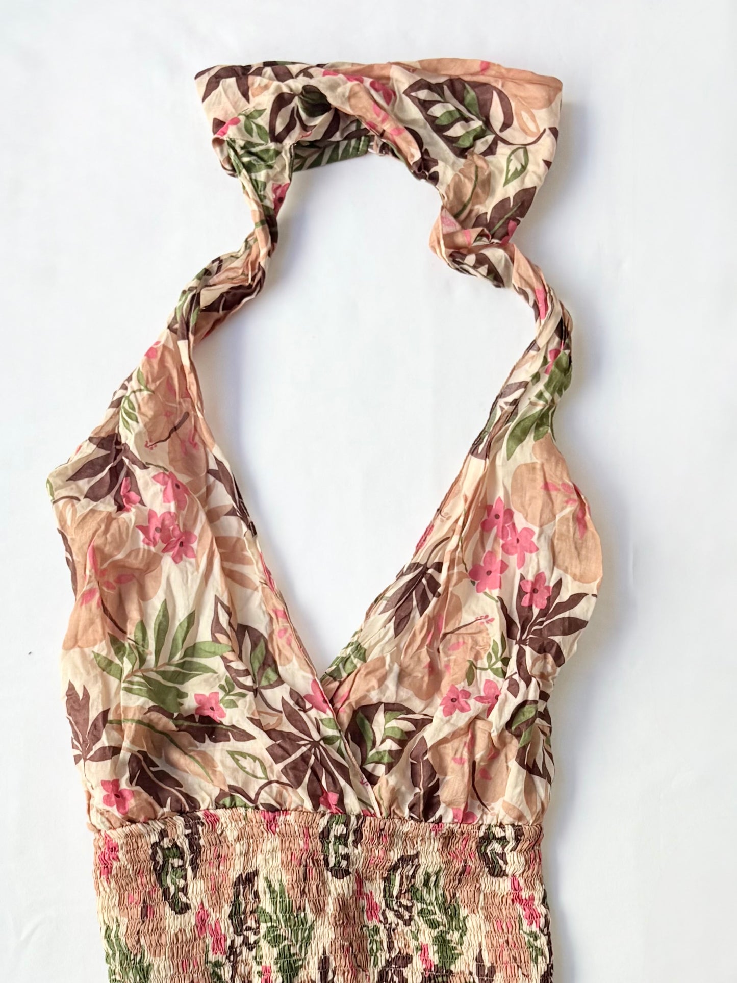 00’s Jorya ruched halter top | Size 8-10