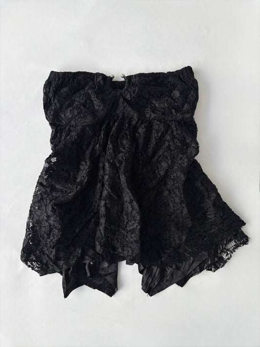 00’s Asymmetrical bandeau top | Size small