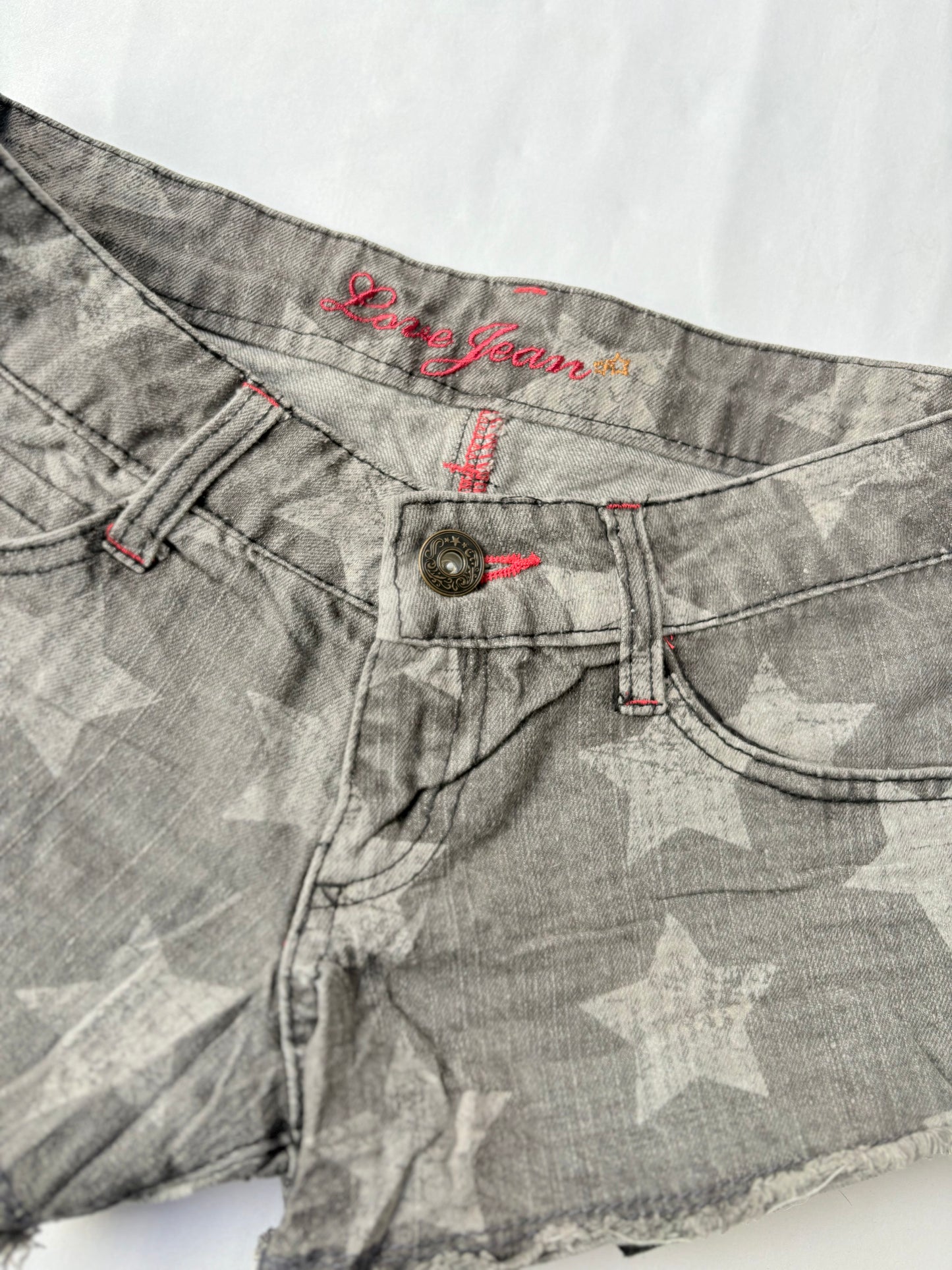 00’s Love Jeans star shorts | Size 10