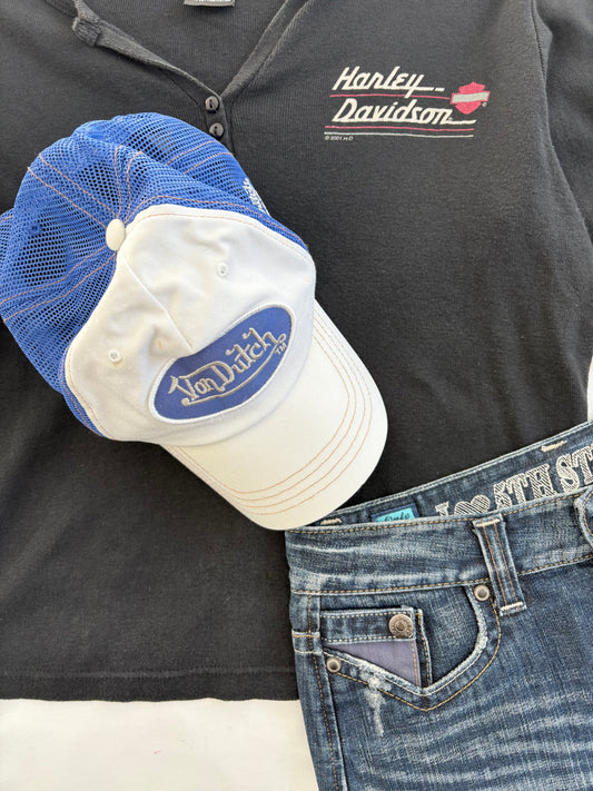 00’s Von Dutch blue cap