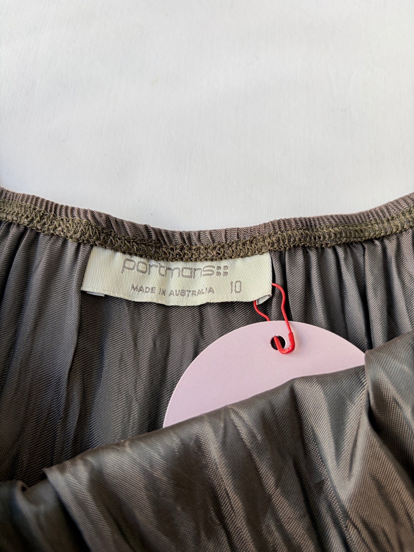 00’s Tiered iridescent midi skirt | Size 10